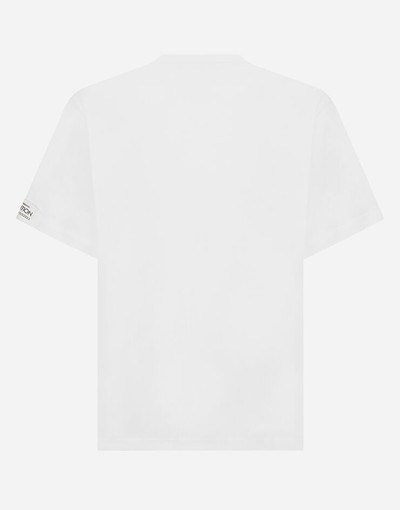 Dolce & Gabbana Cotton round-neck T-shirt with print outlook
