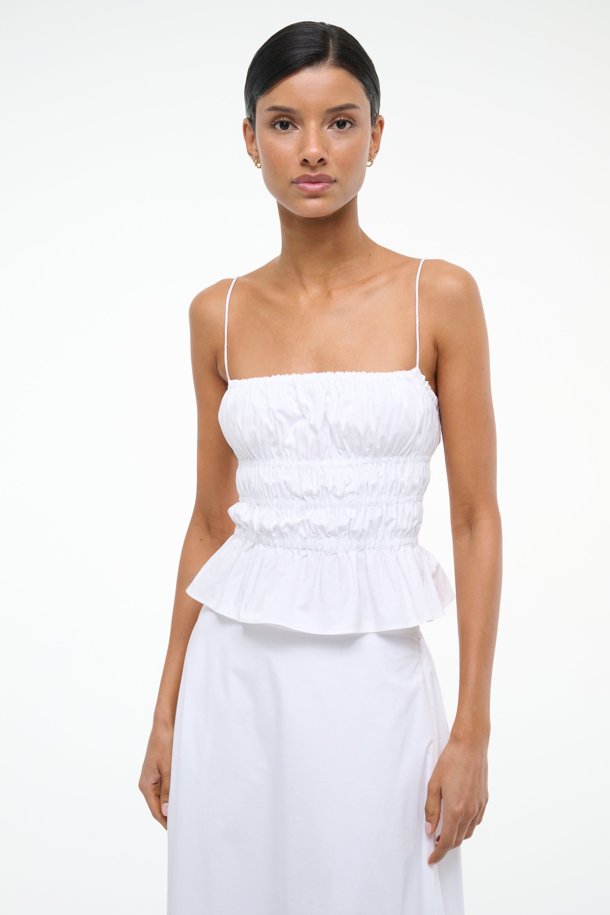 STAUD AYLA TOP WHITE - 2