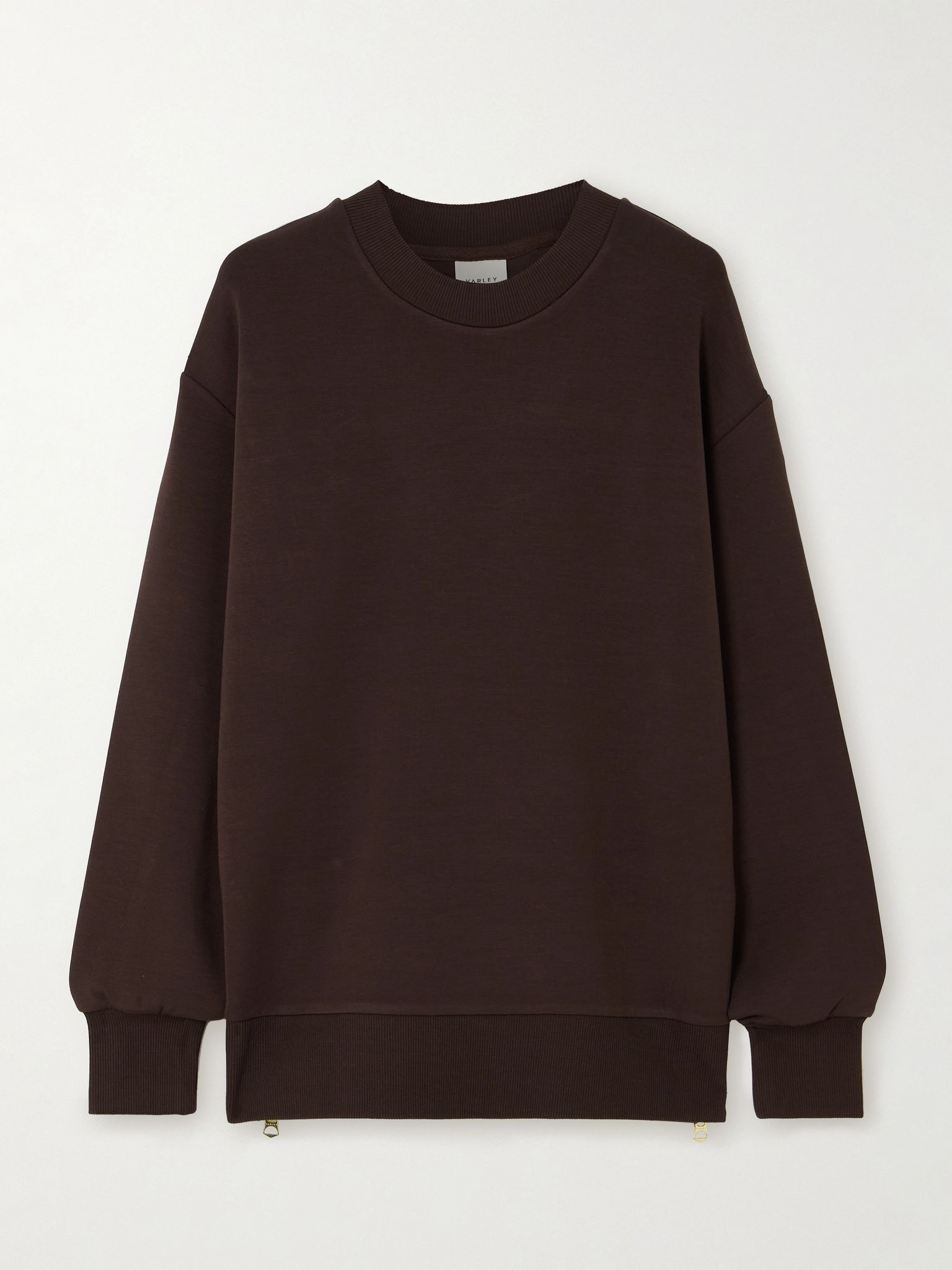 Gabriella DoubleSoft® sweatshirt Dark brown - 1