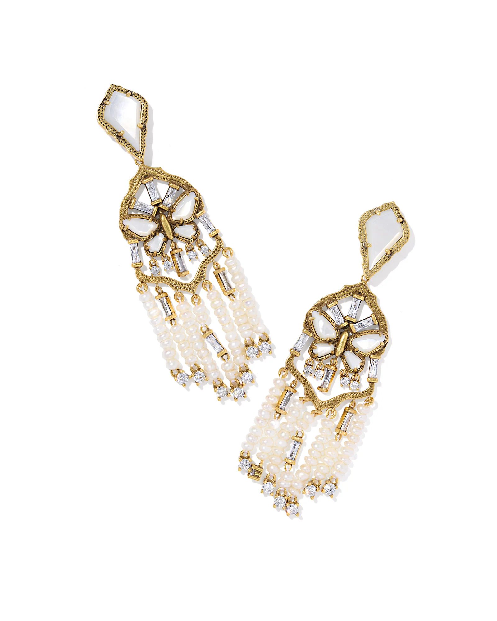 Dolly Parton x Kendra Scott Butterfly Vintage Gold Convertible Statement Earrings - 1