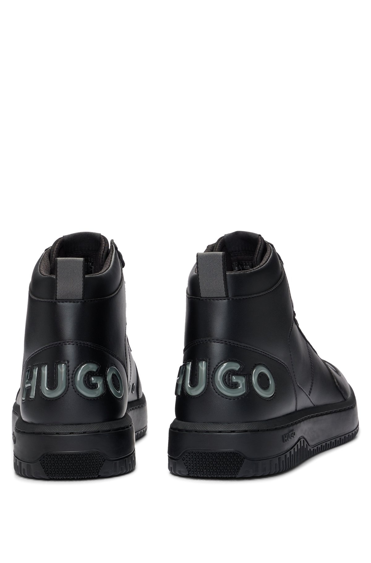 HIGH-TOP TRAINERS WITH BUBBLE BRANDING - 4