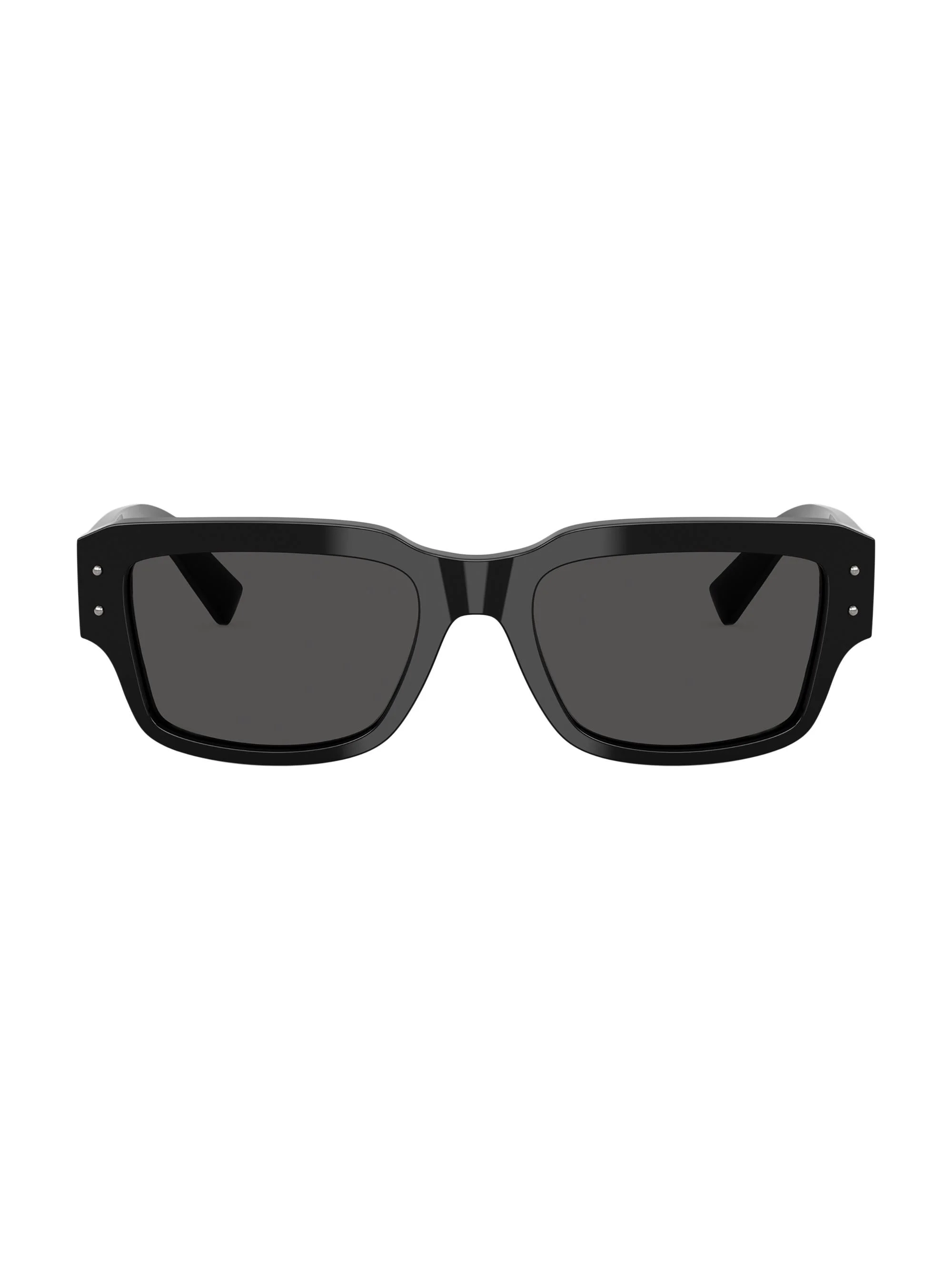 Men's 54MM Square Sunglasses - Black - 1