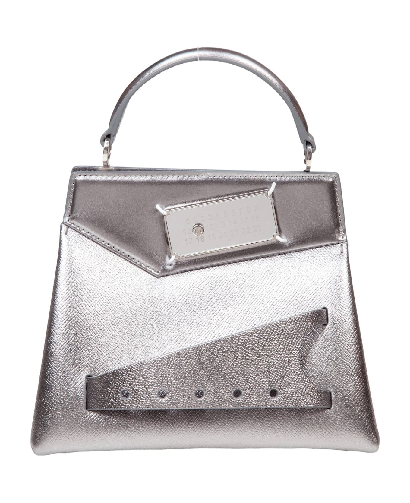 Snatched Handbag Small In Metallic Leather - 1