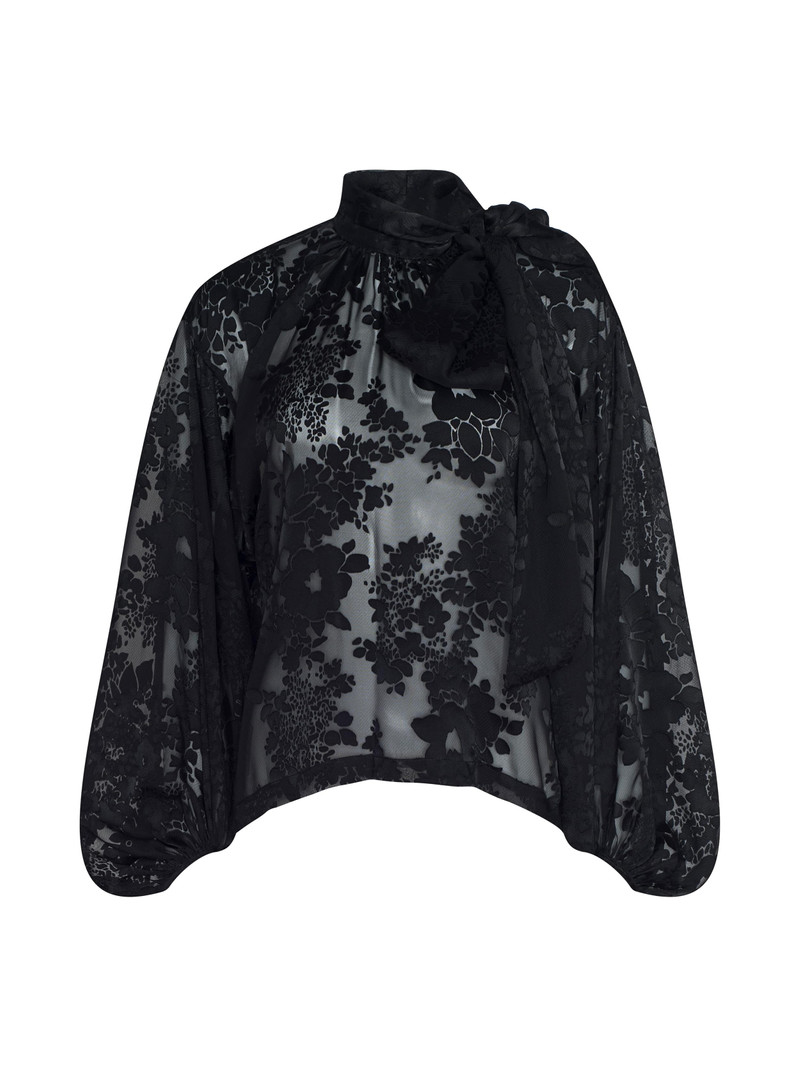 Rhett Burnout Satin Blouse 1