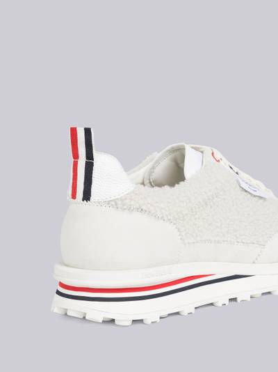 Thom Browne Shearling And Suede Tech Runner outlook