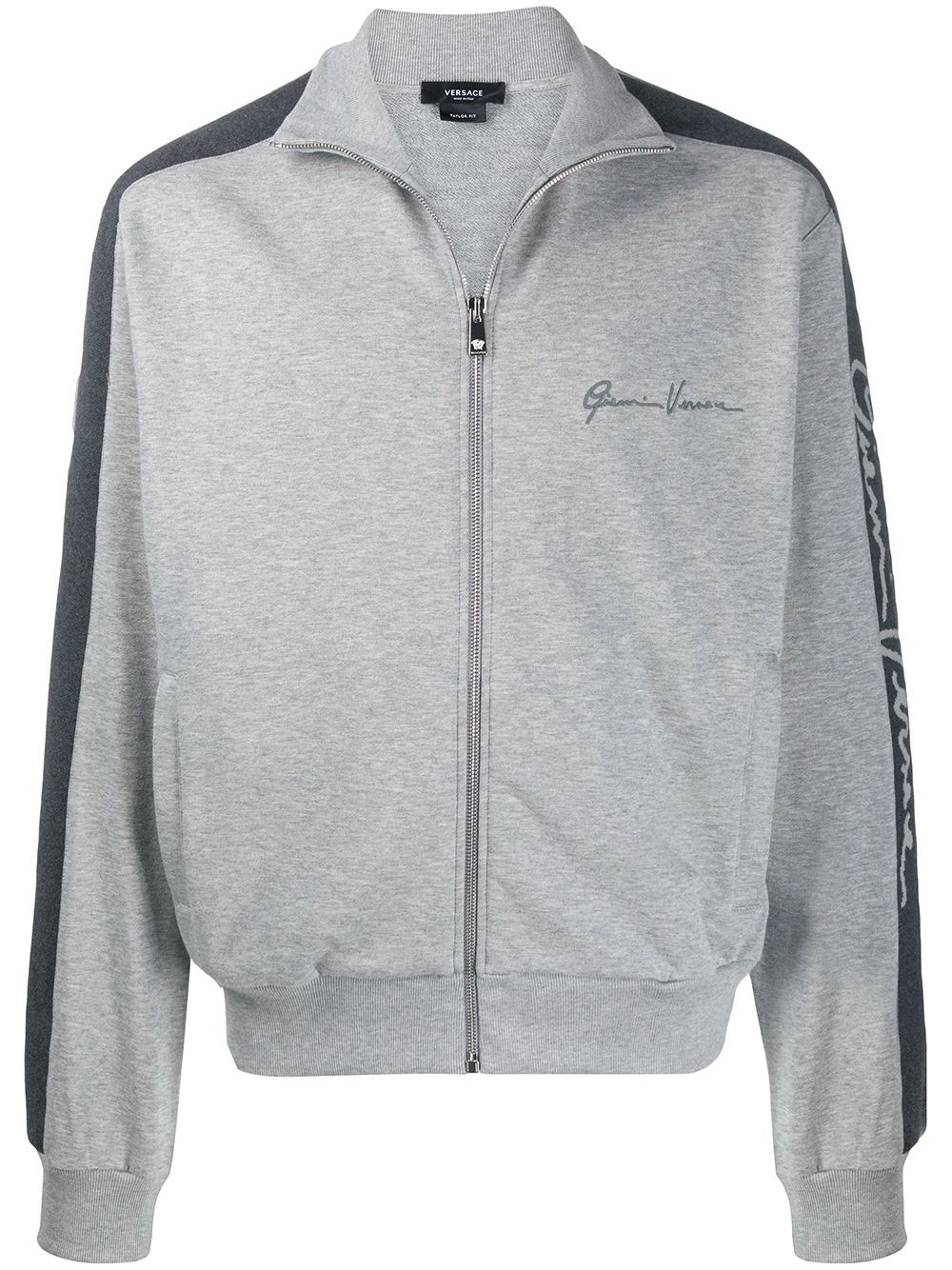 logo signature zip sweatshirt - 1