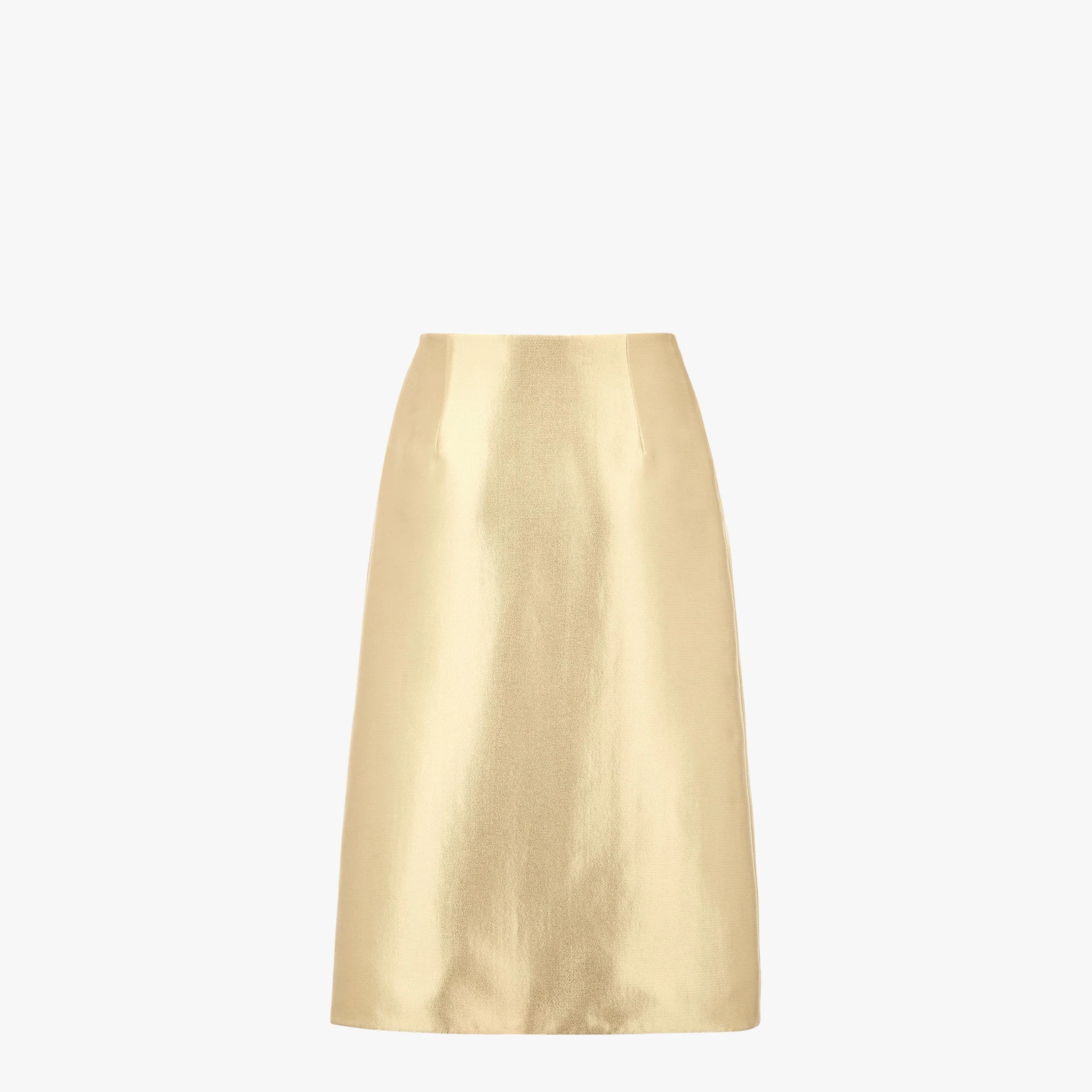 Gold-colored cady skirt - 2