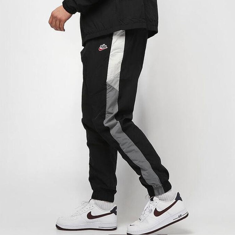 Nike As Sportswear He Wr Pant Wvn Sign 'Black Grey' CJ5485-011 - 6