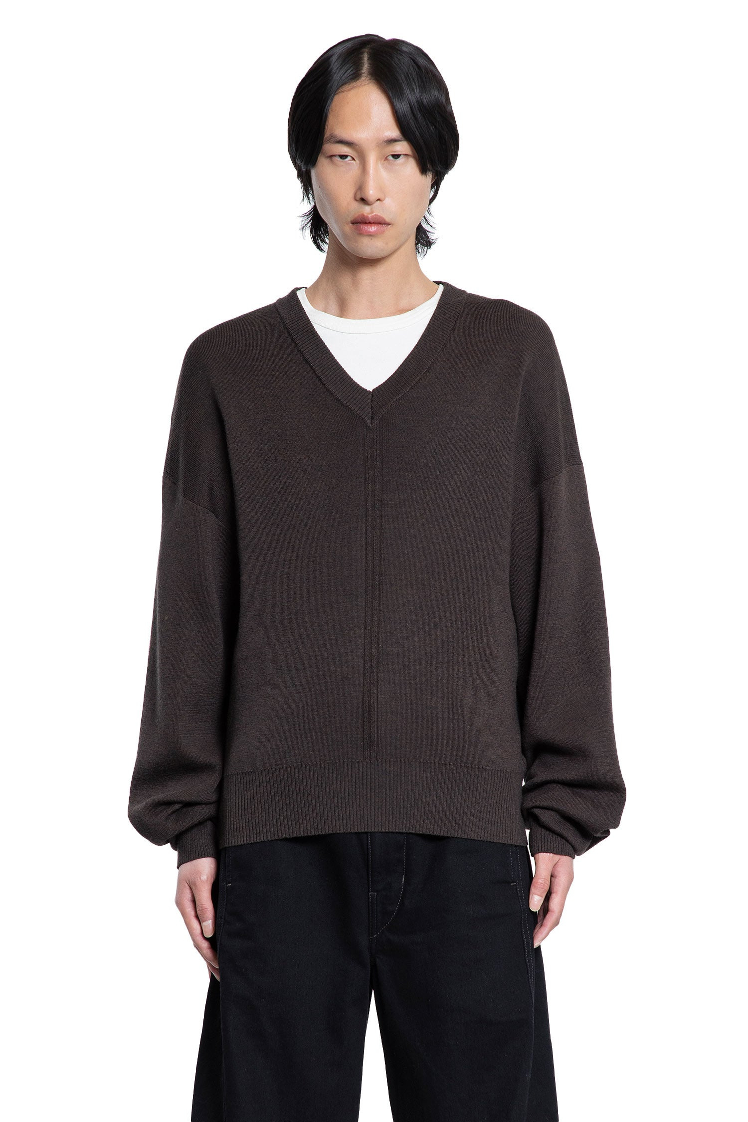 V-neck Sweater - 1