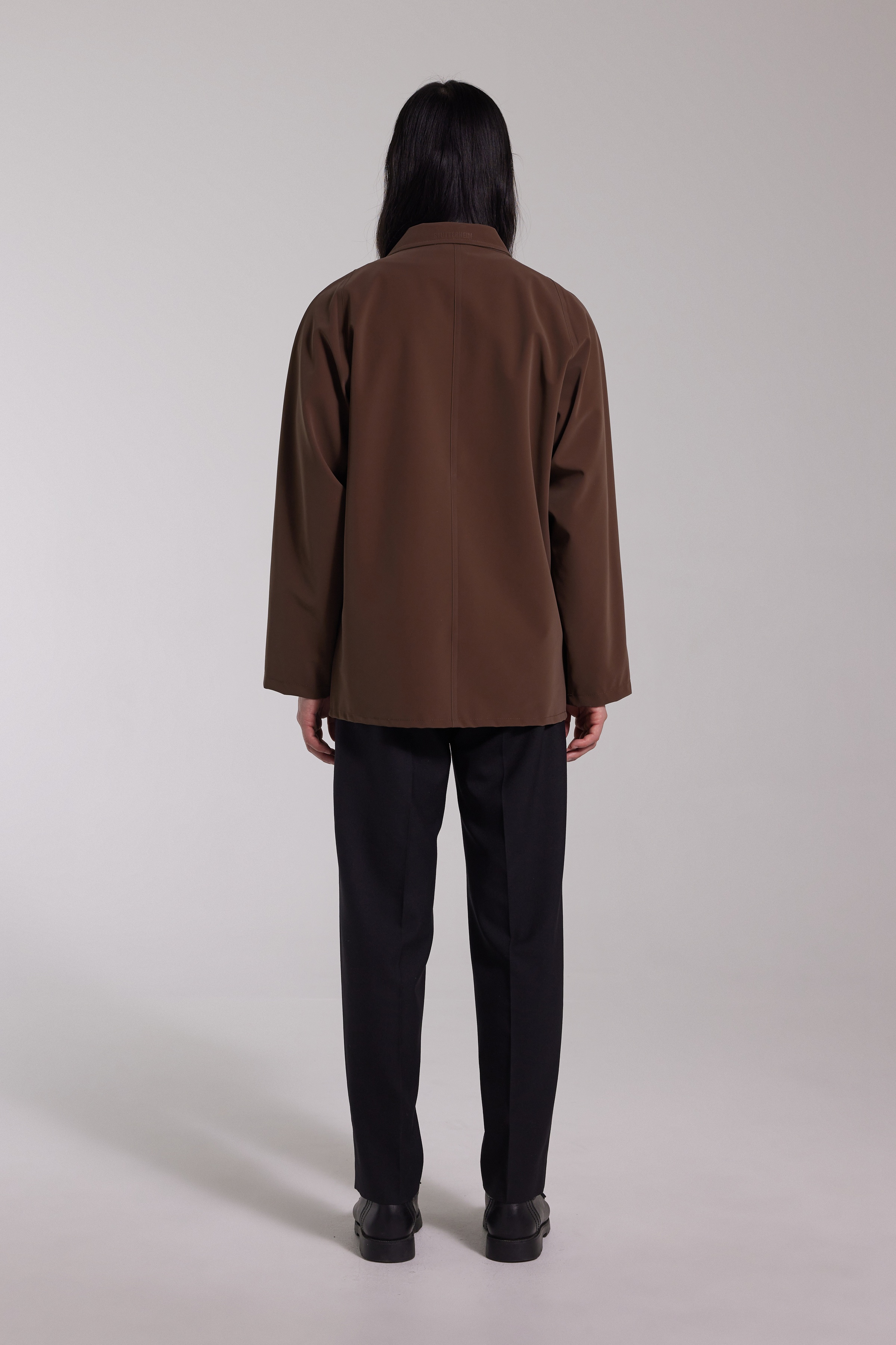Moberg Matte Blazer Dark Brown - 8