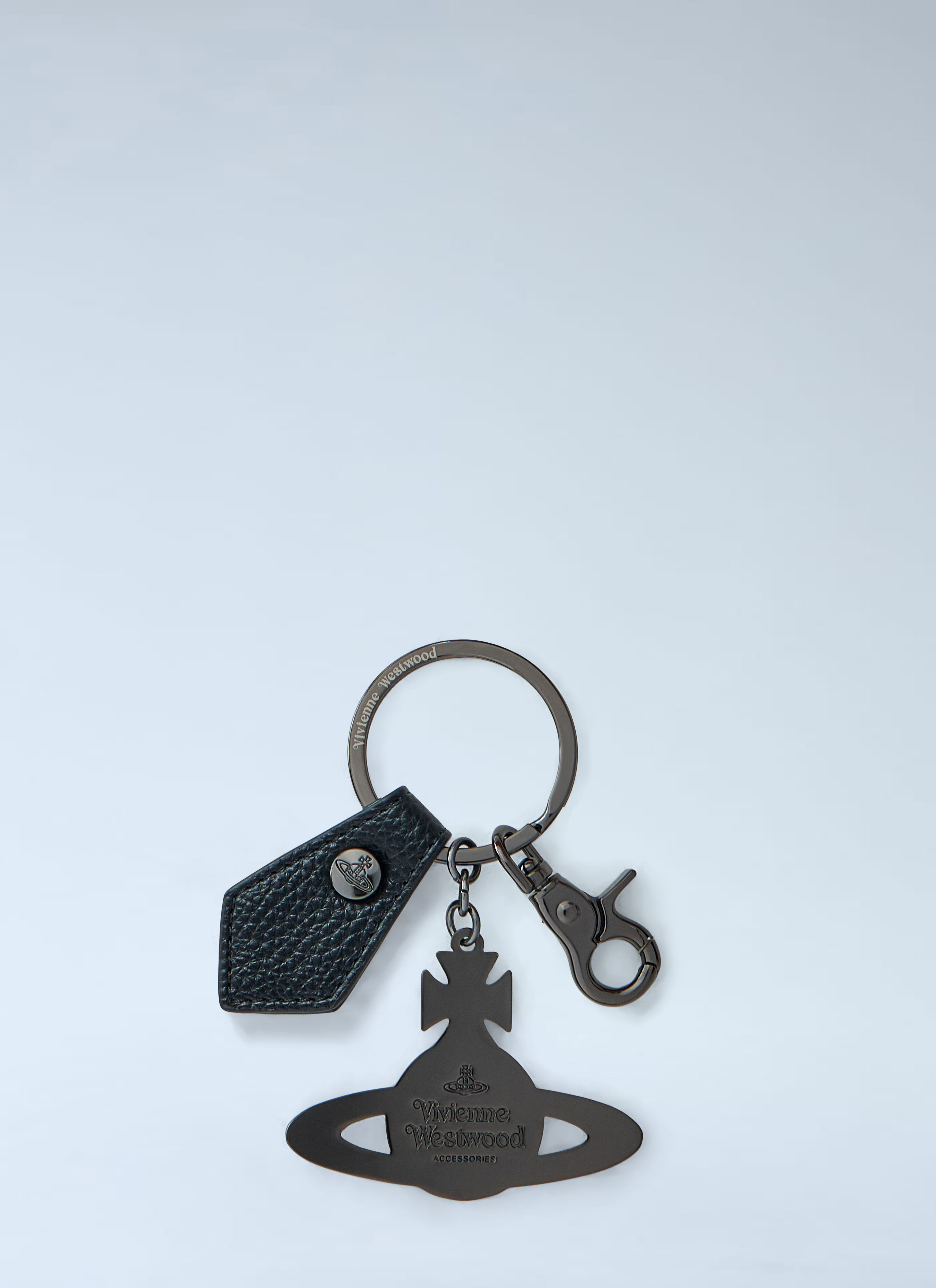Hammered Orb Keyring - 1
