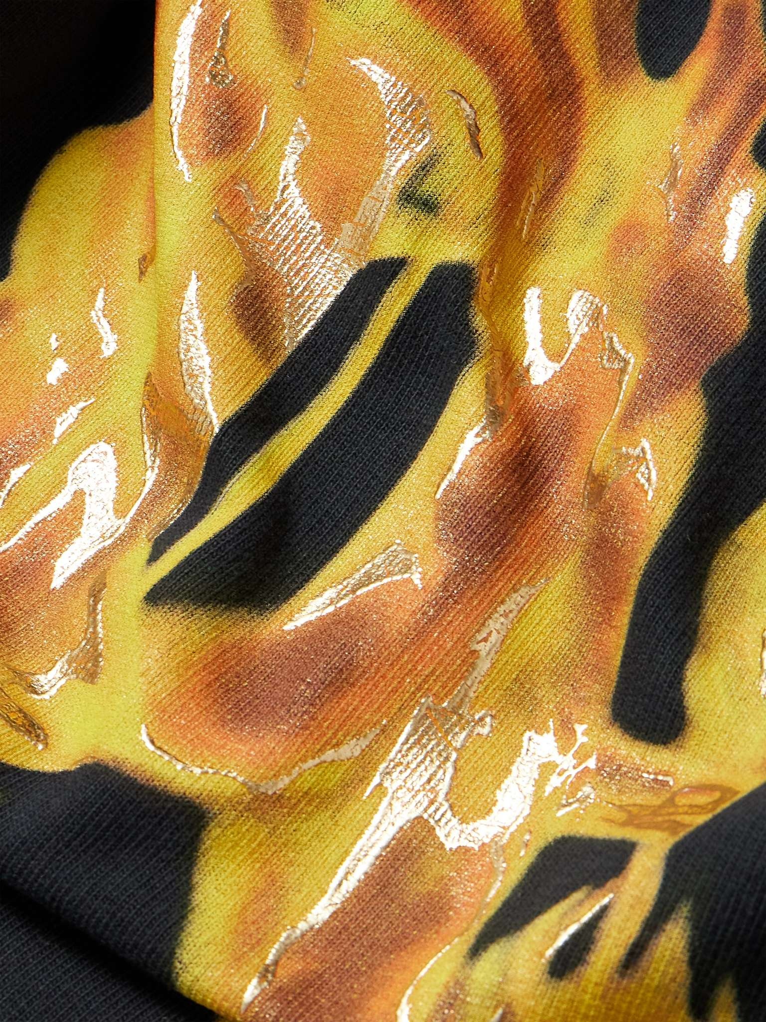 Oversized Logo-Print Cotton-Jersey Hoodie - 4