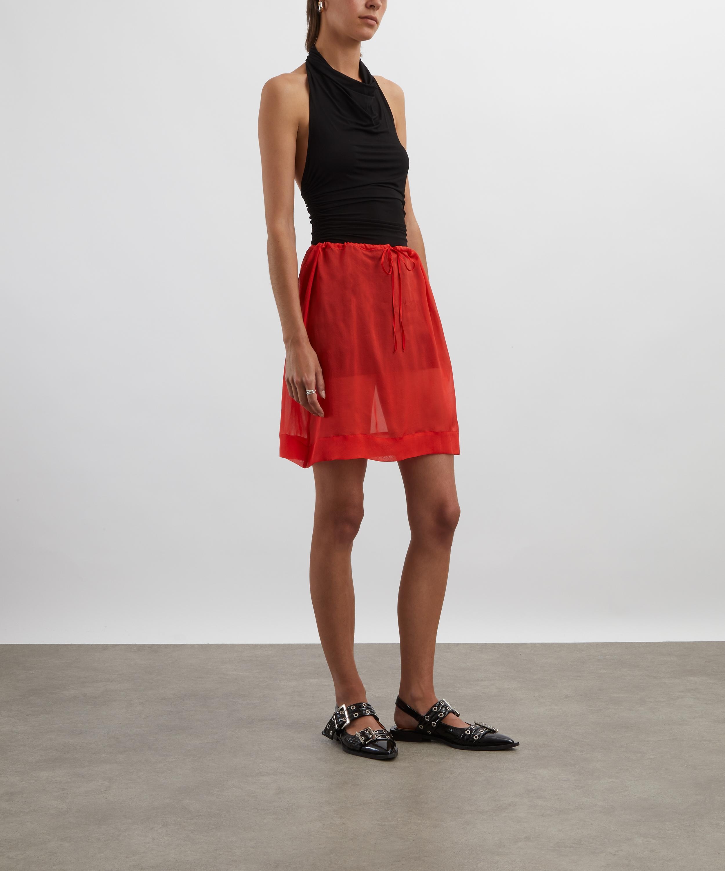 Milevo Silk Skirt - 2
