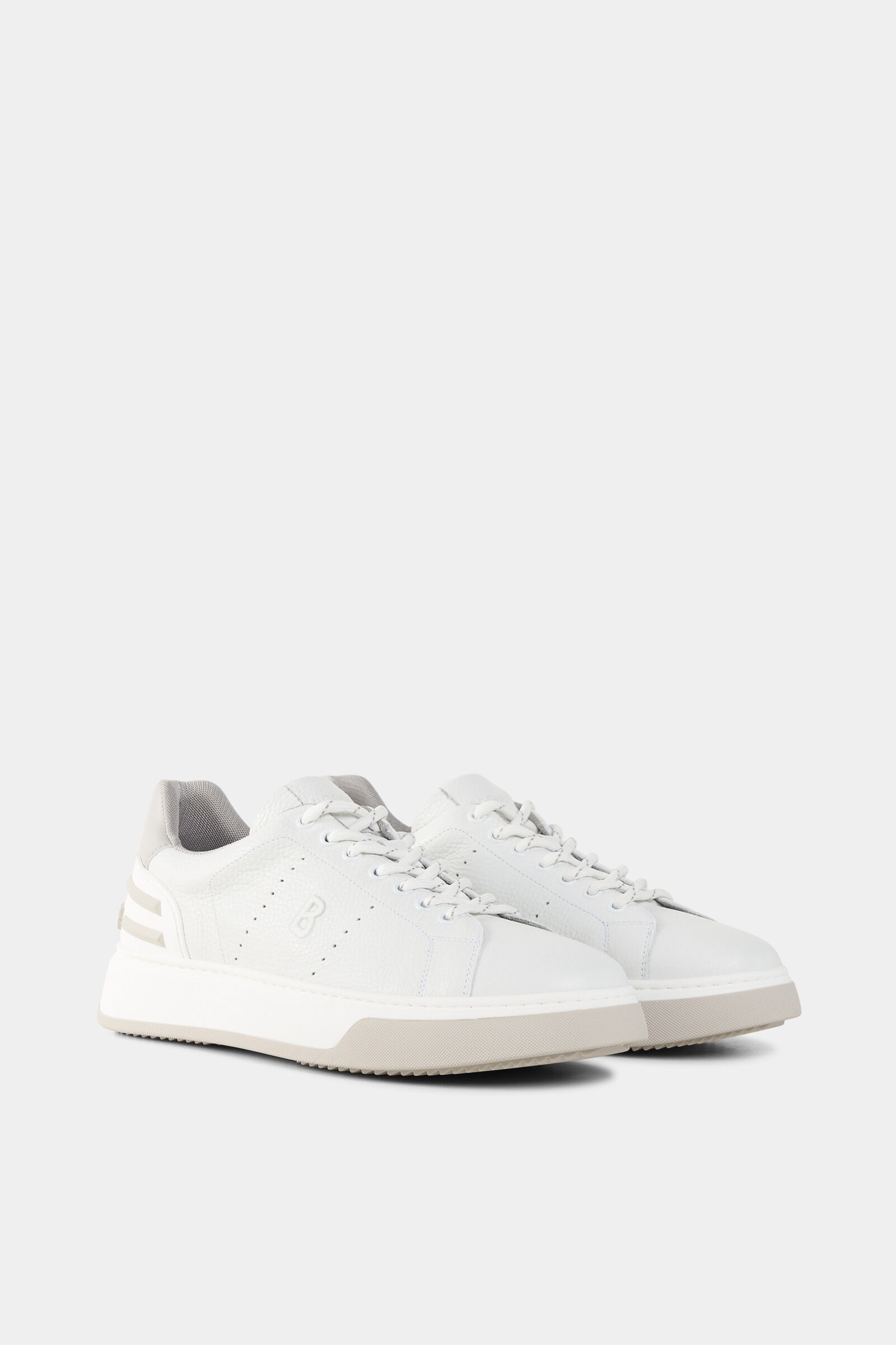 Milan sneaker in White/light gray - 3