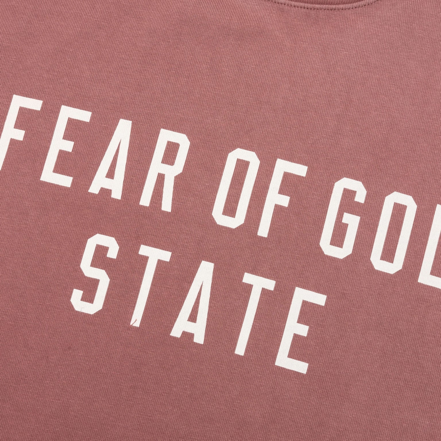 HEAVY CREWNECK TEE - CRIMSON - 4
