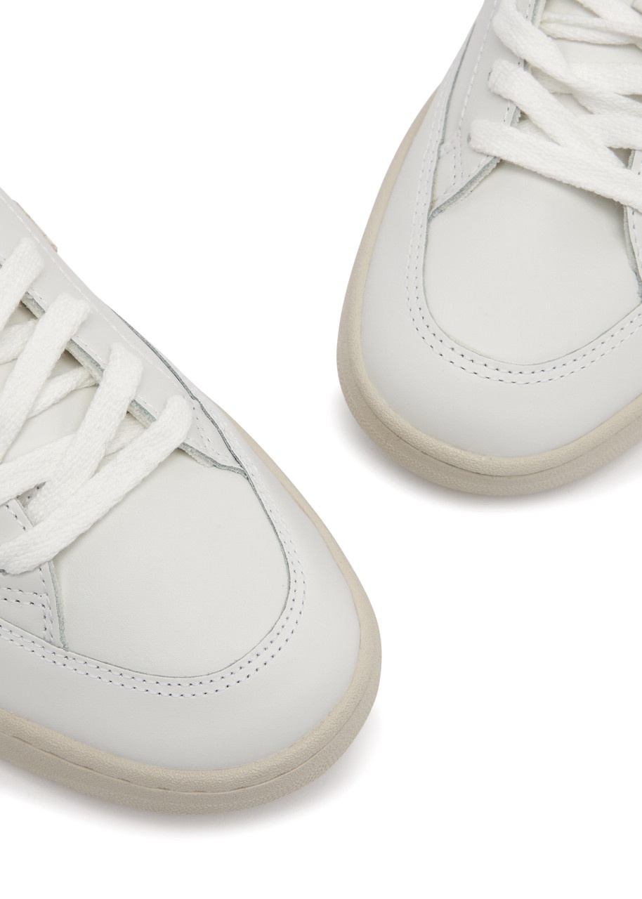 Veja V-12 Panelled Leather Sneakers - 3