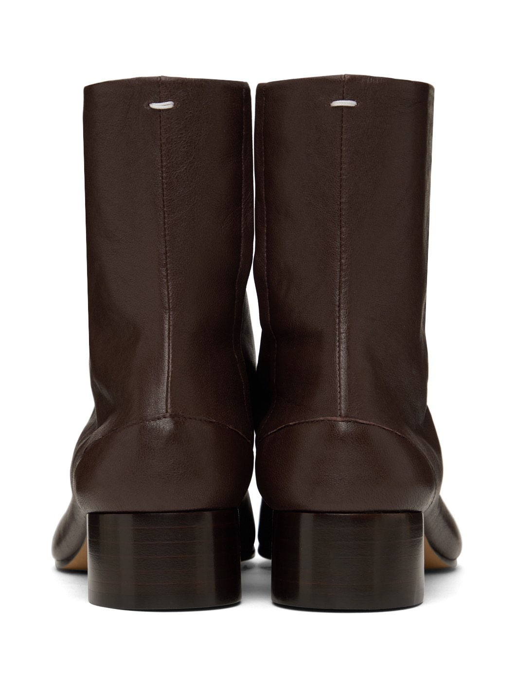 Brown Tabi Ankle Boots - 2