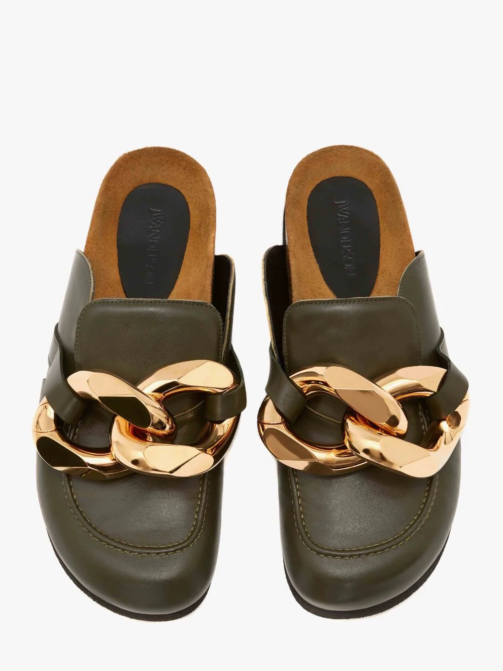 MEN’S CHAIN LOAFER MULES - 5