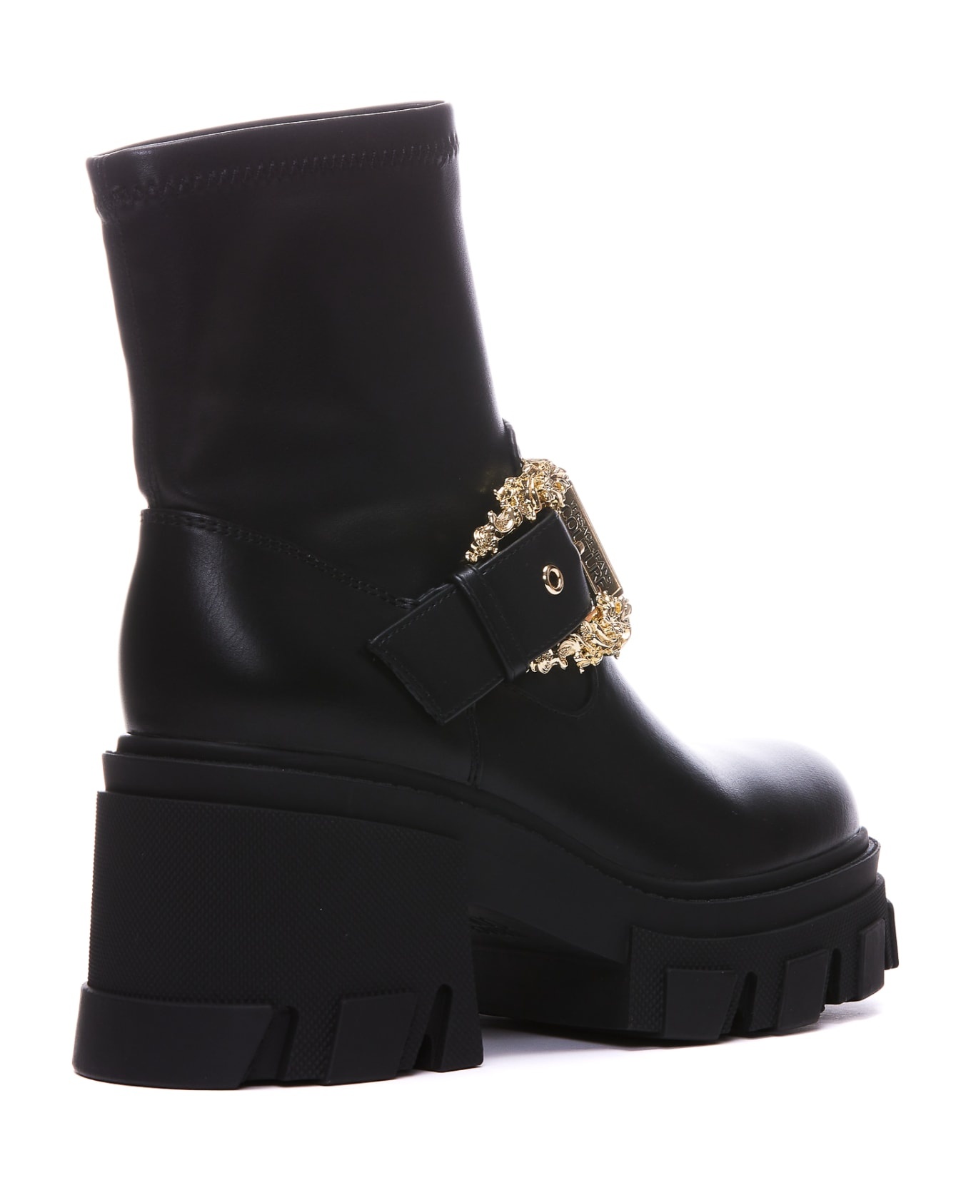 Barocco Buckle Booties - 2