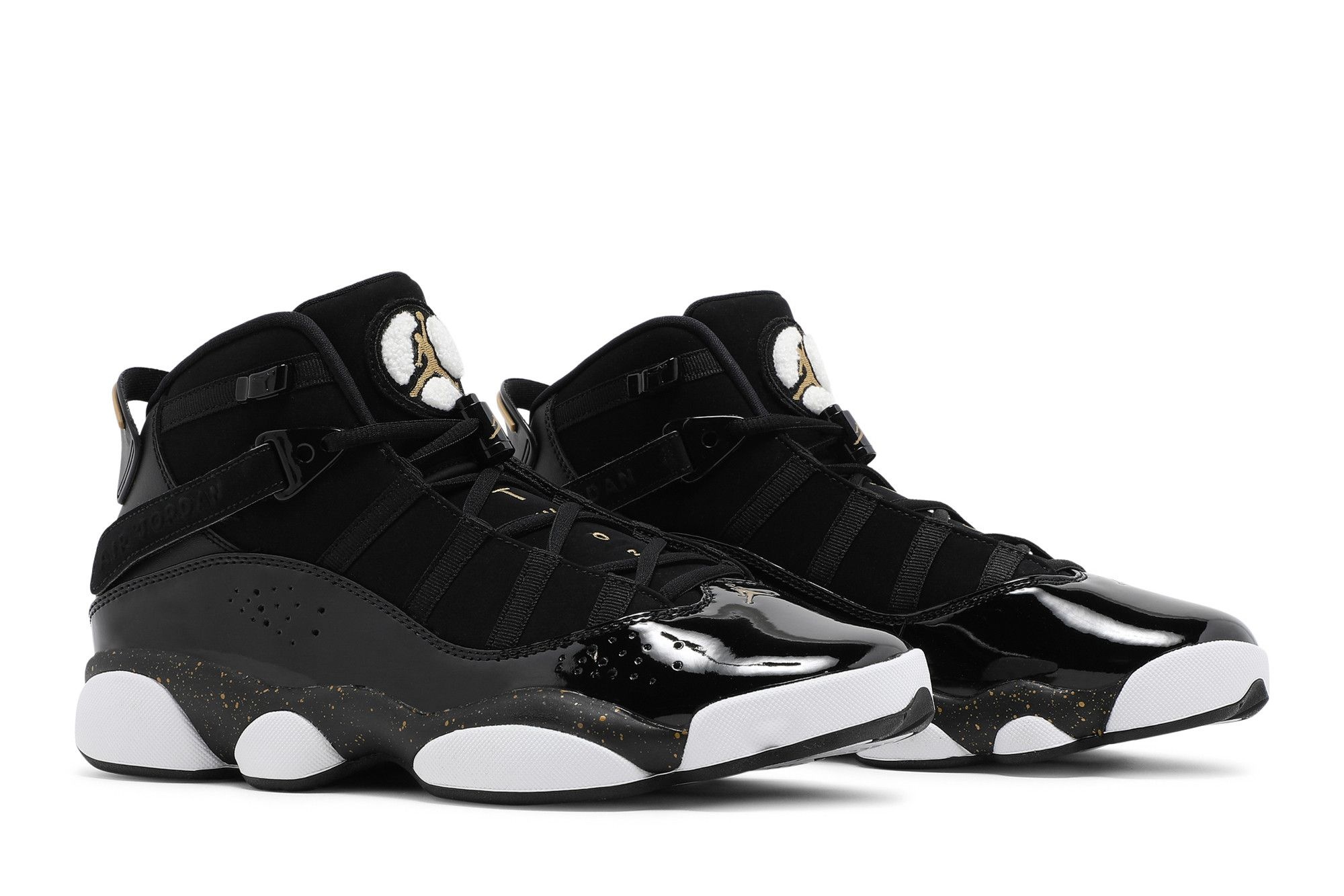 Air Jordan 6 Rings 'Black Metallic Gold' - 8