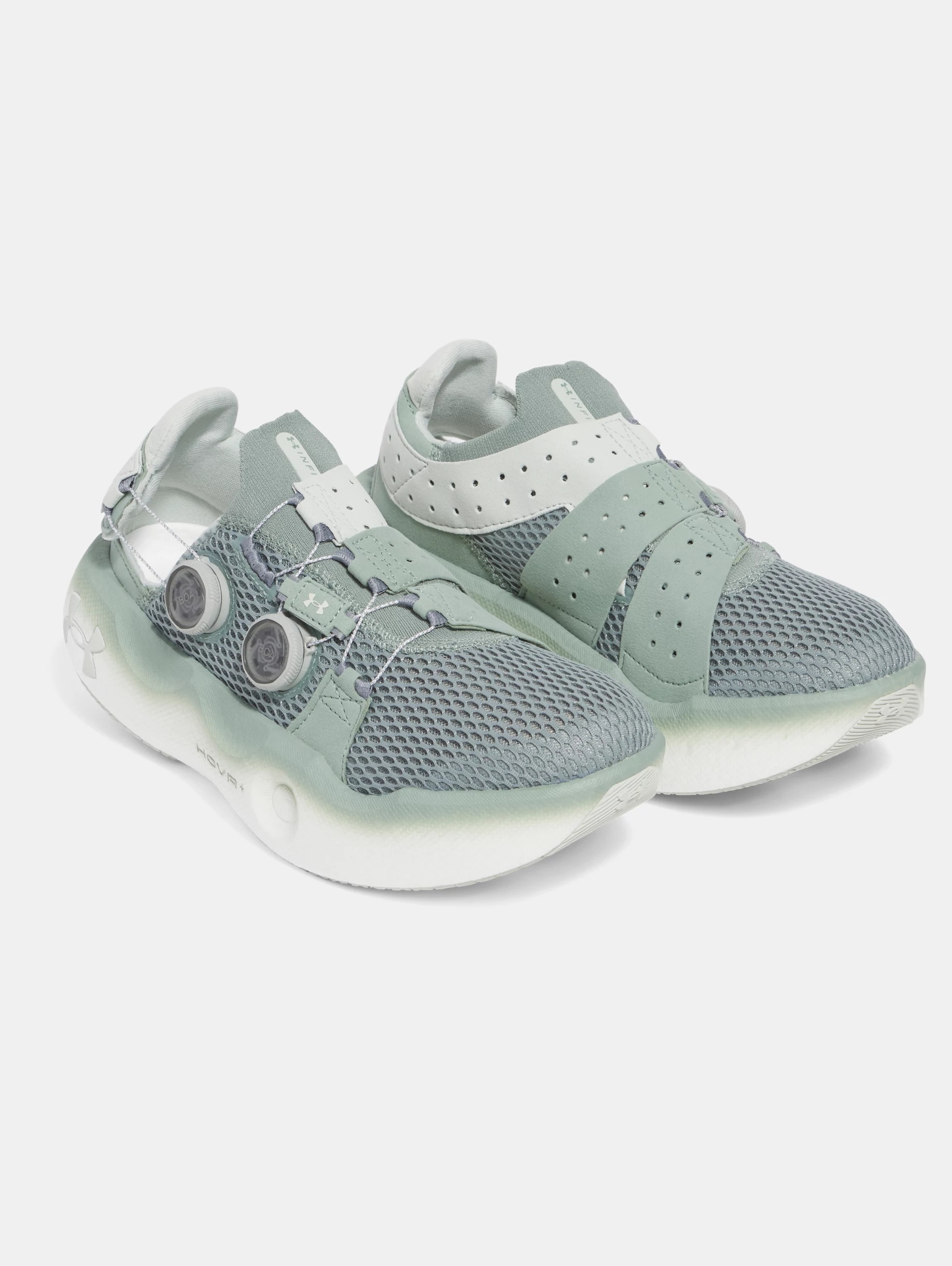 アウラ Under Armour UA Surge Golf Shoes Halo Gray/Metallic Silver