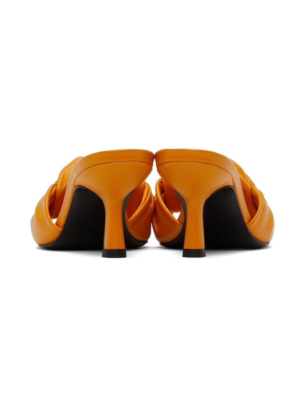 Orange Lana Heeled Sandals - 4