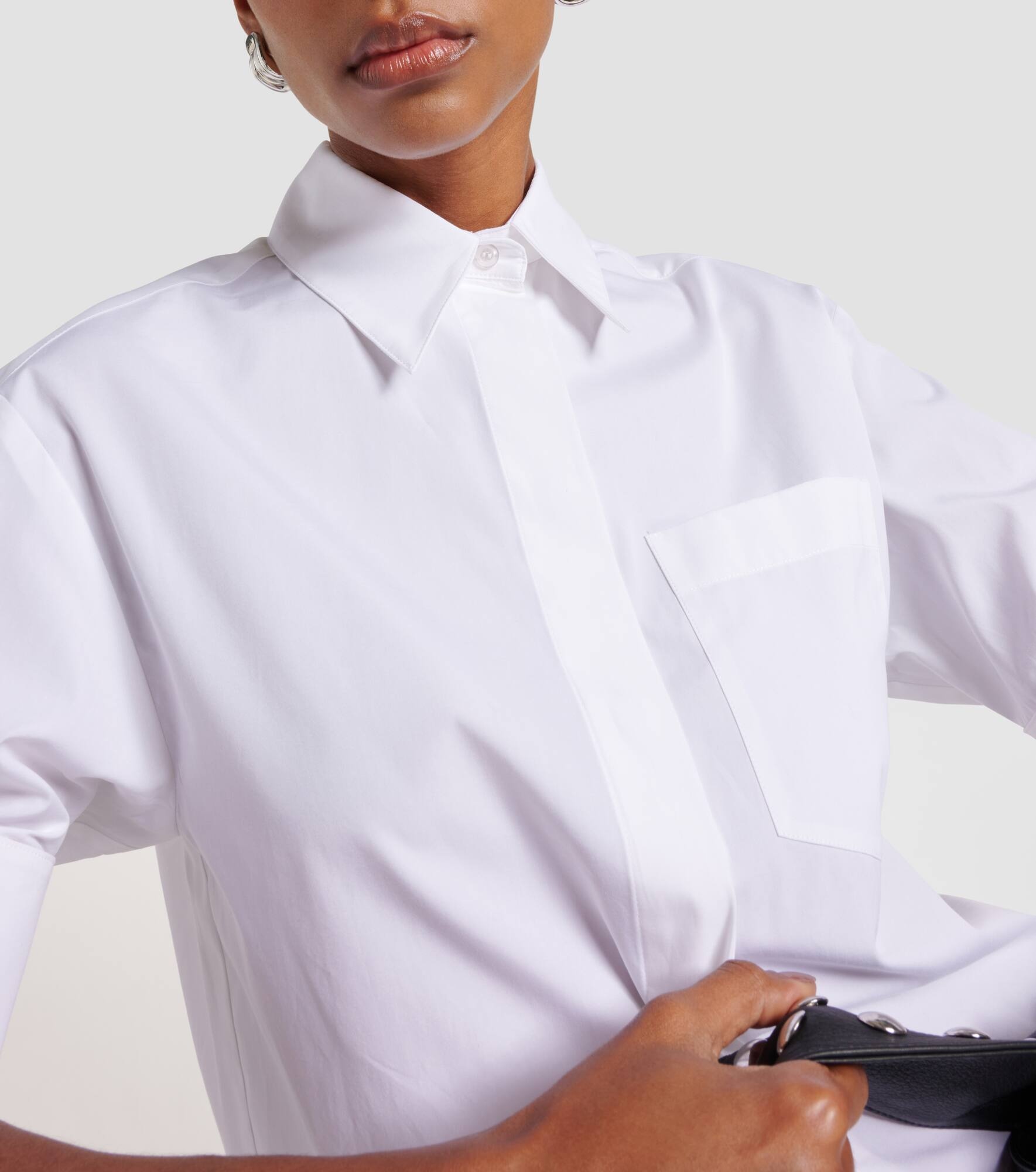 Cotton poplin shirt - 5