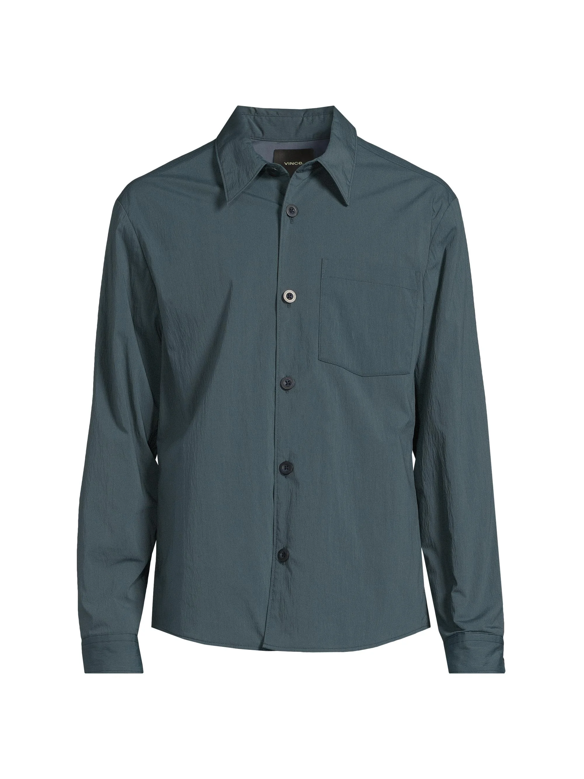 Men's Insulated Cotton-Blend Shirt Jacket - Clear Lake - 1
