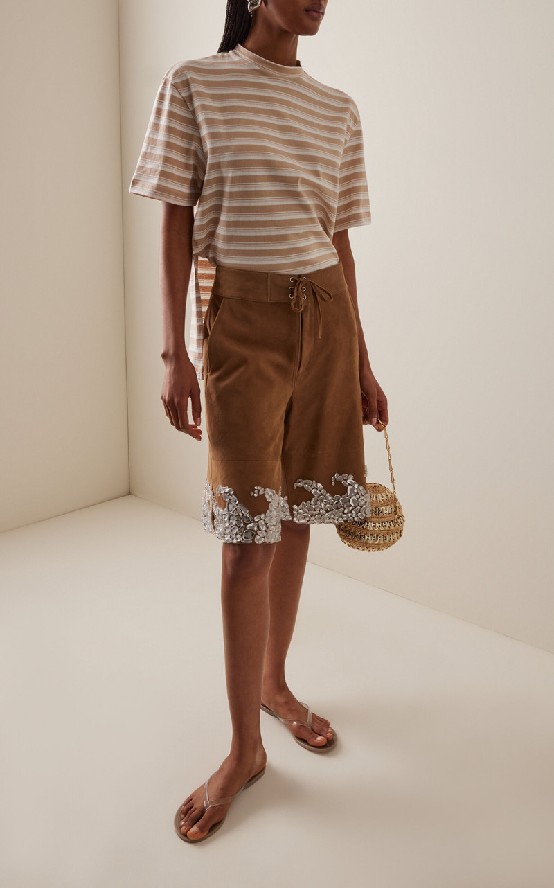 rabanne Striped Cotton T-Shirt stripe outlook