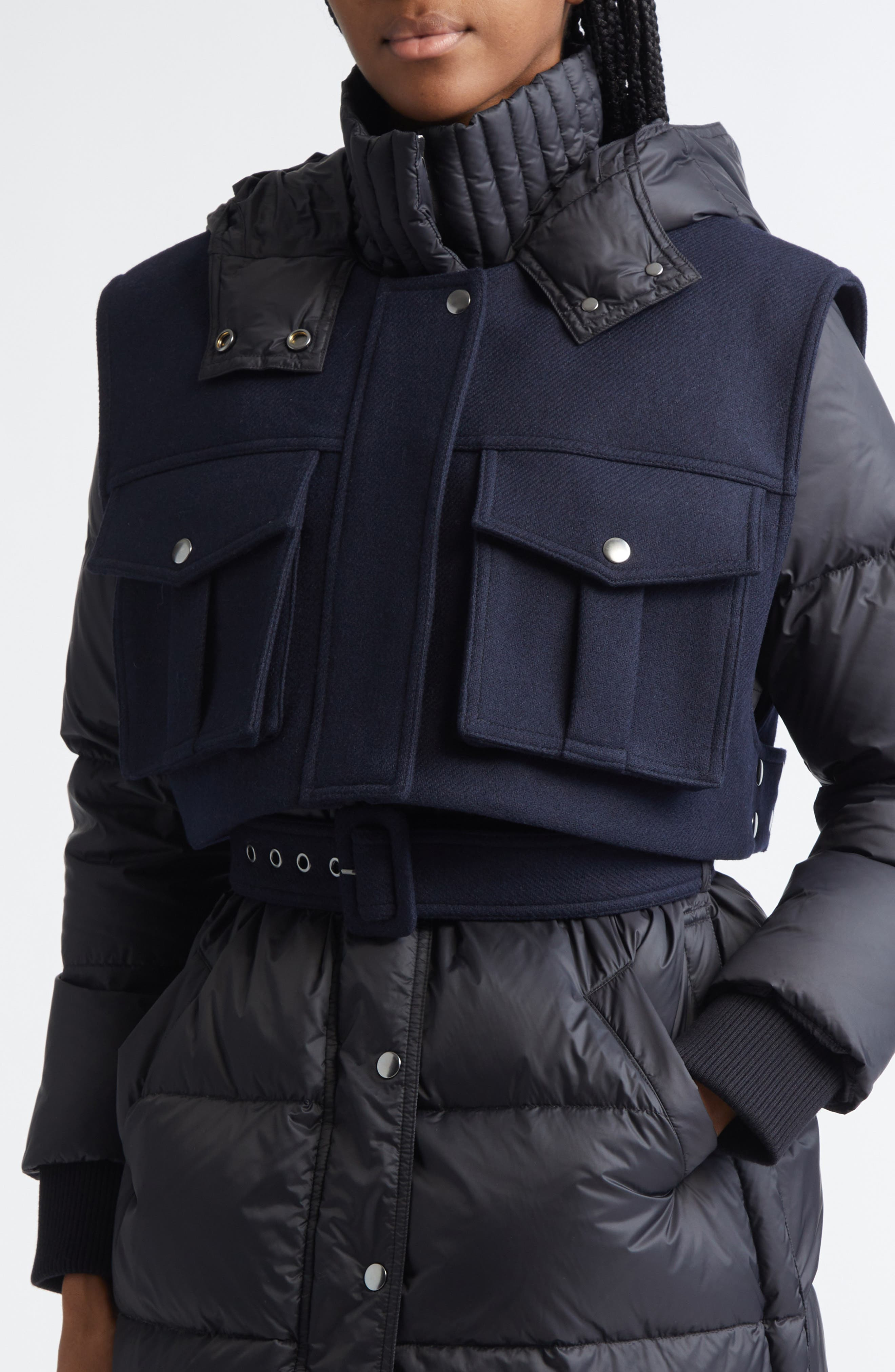 Veronica Beard Jarvis Down Puffer Jacket in Black at Nordstrom - 6