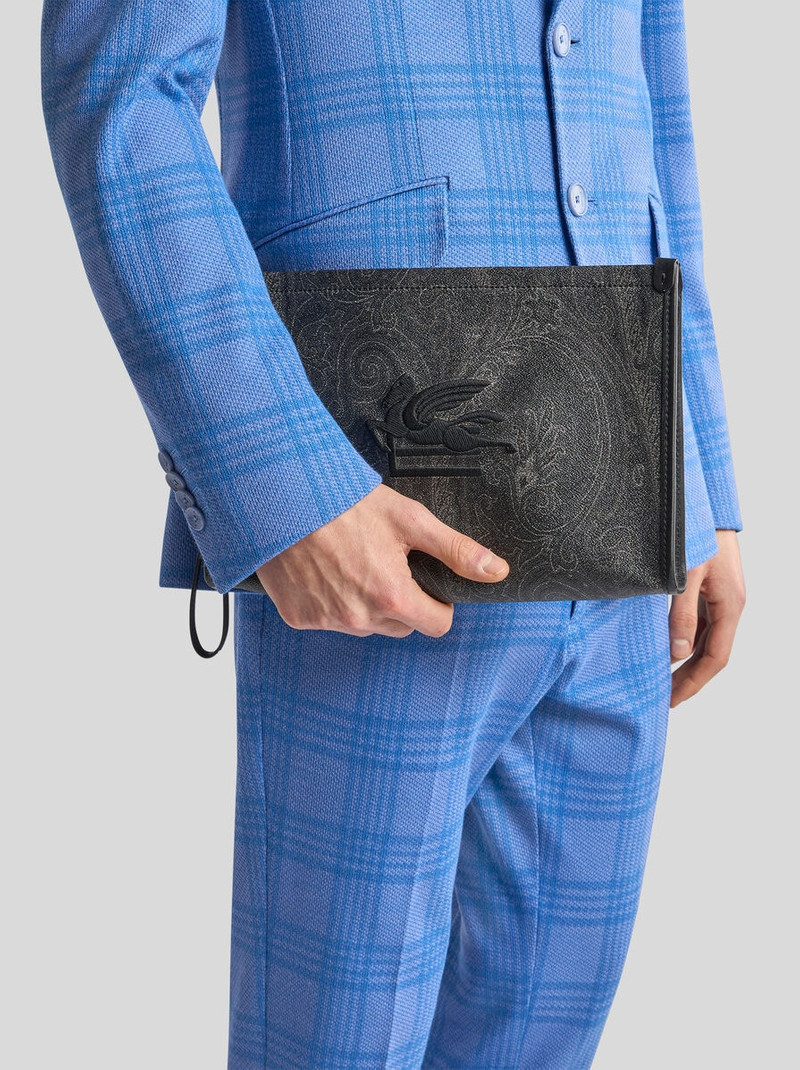 Etro LARGE ARNICA POUCH WITH PEGASO DETAIL outlook