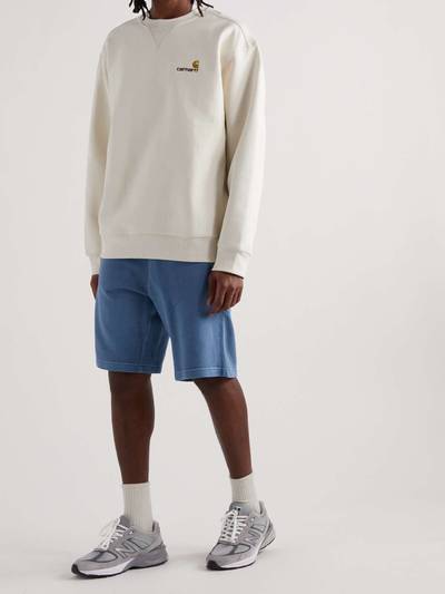 Carhartt Logo-Embroidered Cotton-Blend Jersey Sweatshirt outlook