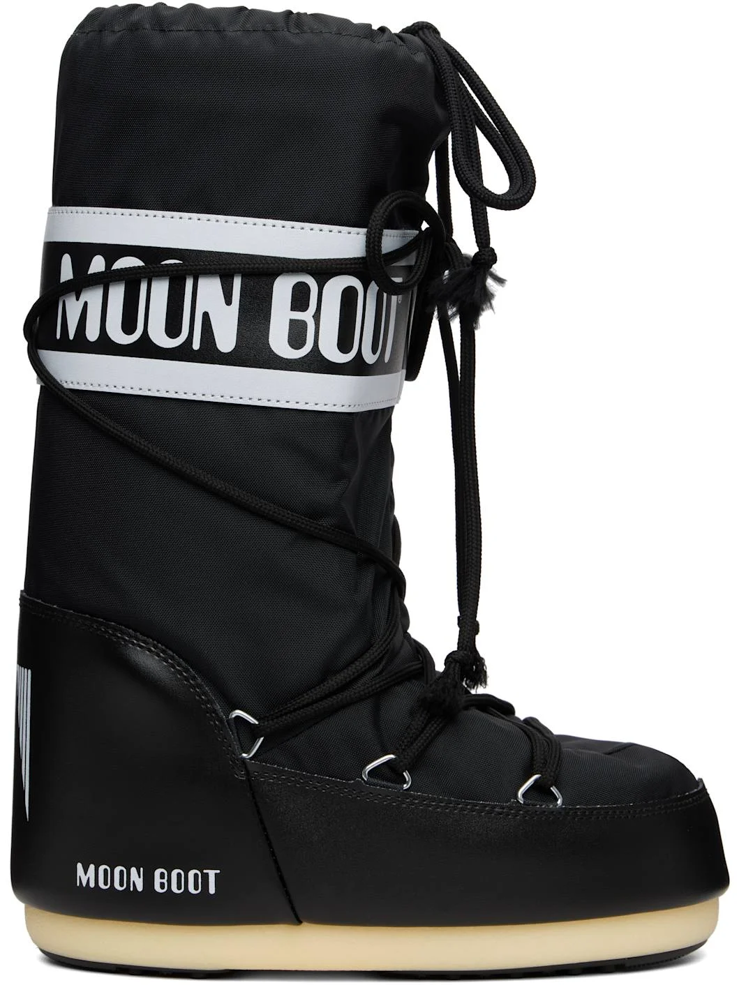Black Icon Nylon Boots - 1