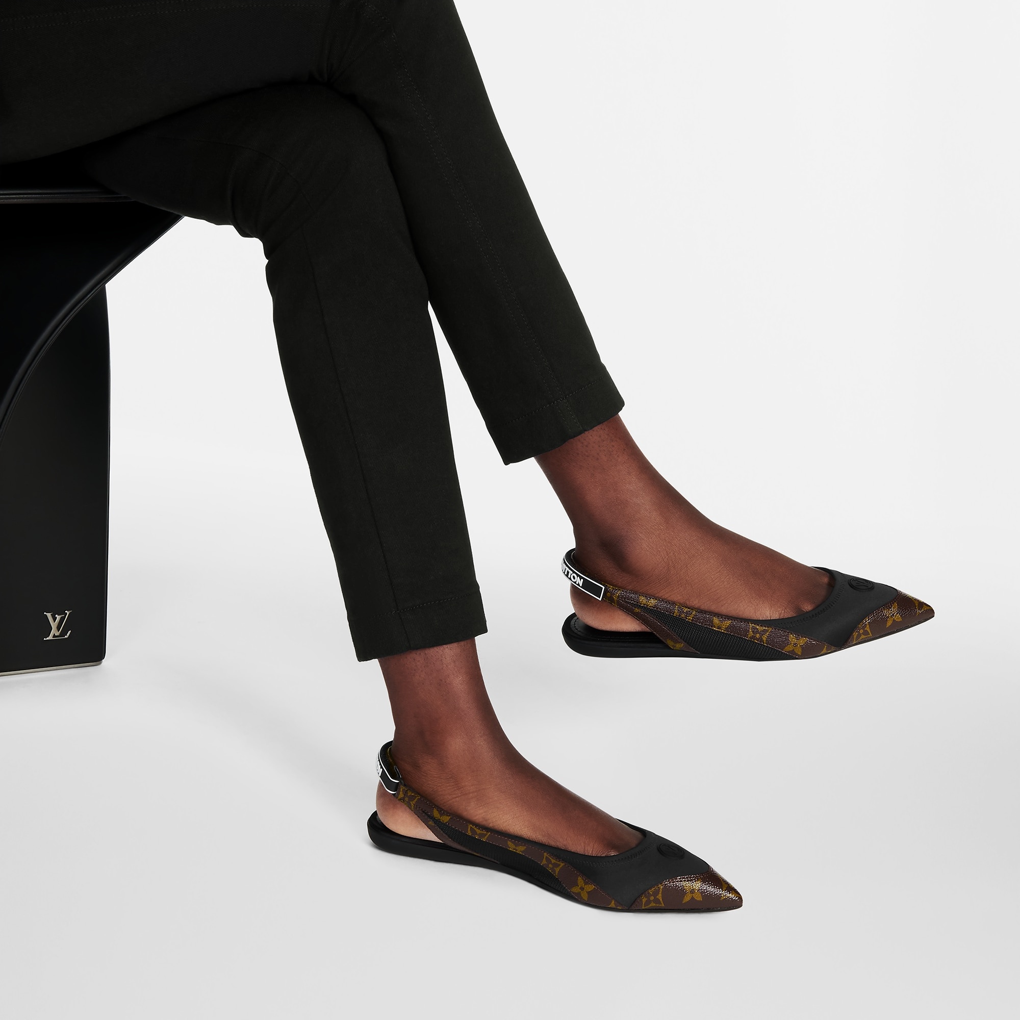 Louis Vuitton Pattern Print Archlight Slingback Sandals