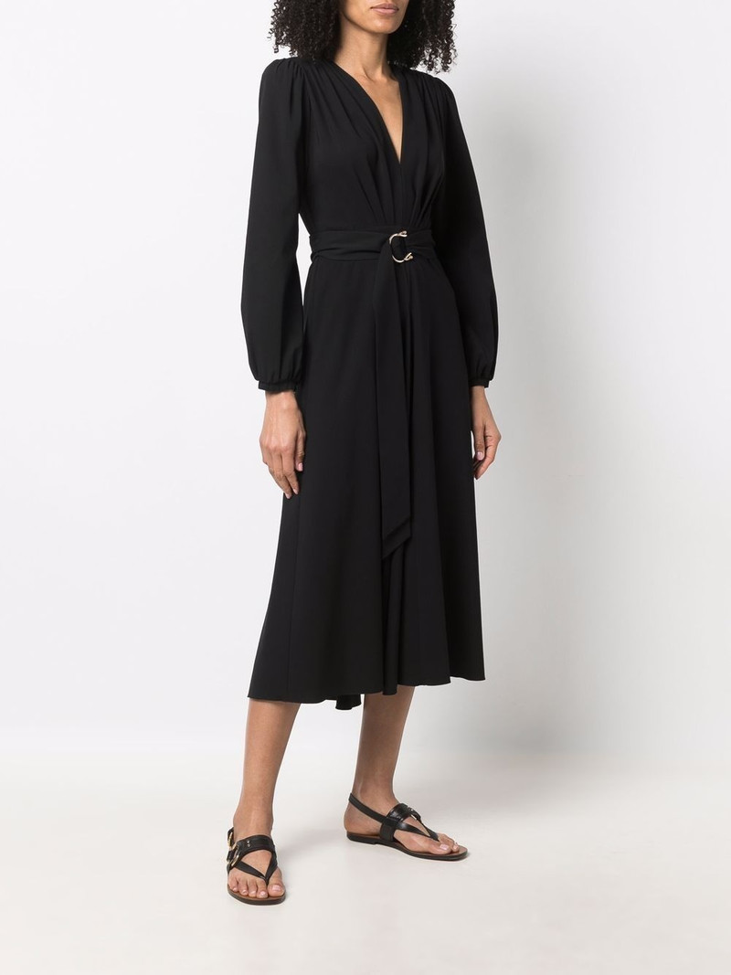 V-neck long-sleeve dress 3