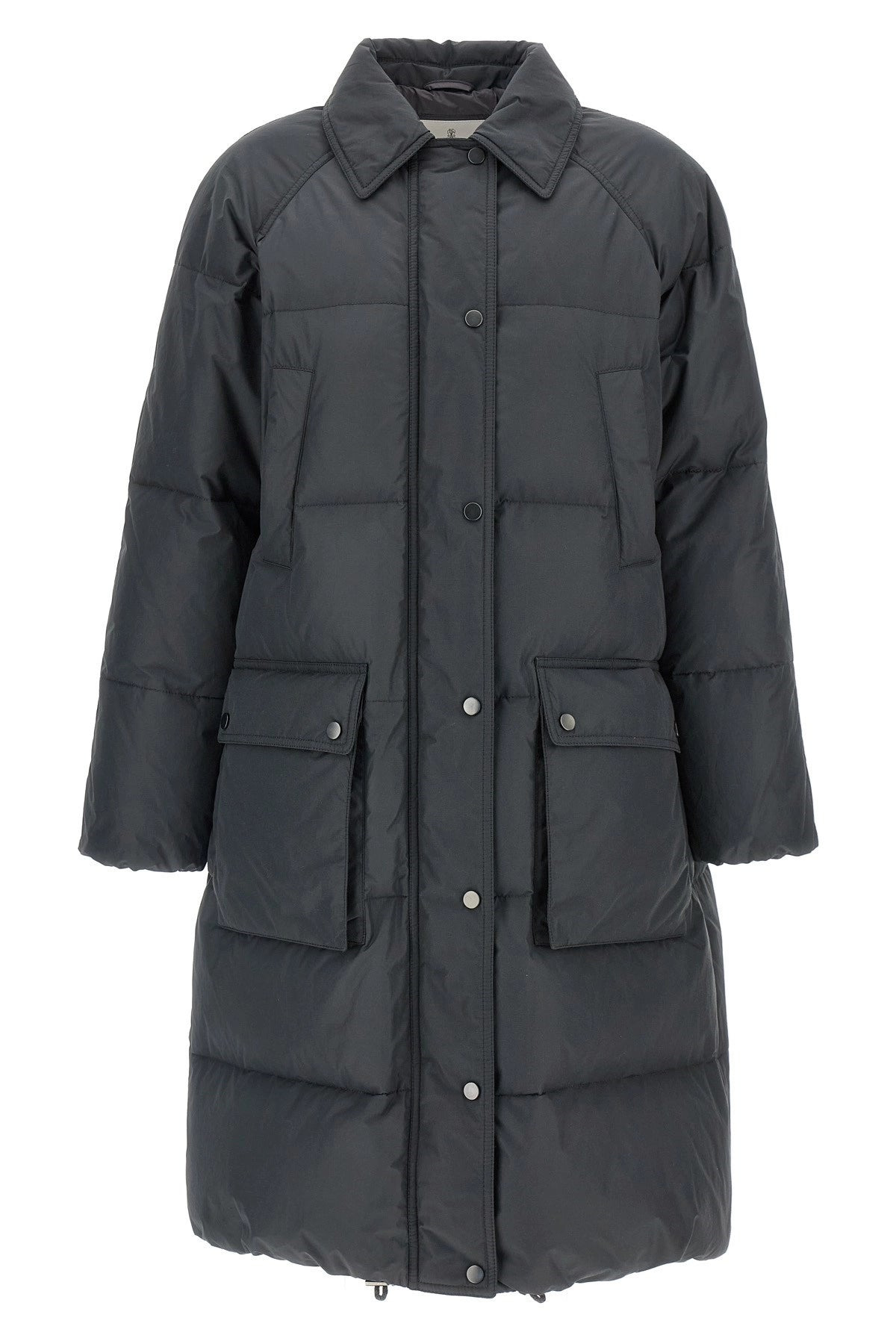 Brunello Cucinelli Women 'Shiny Zipper Pull' Down Jacket - 3