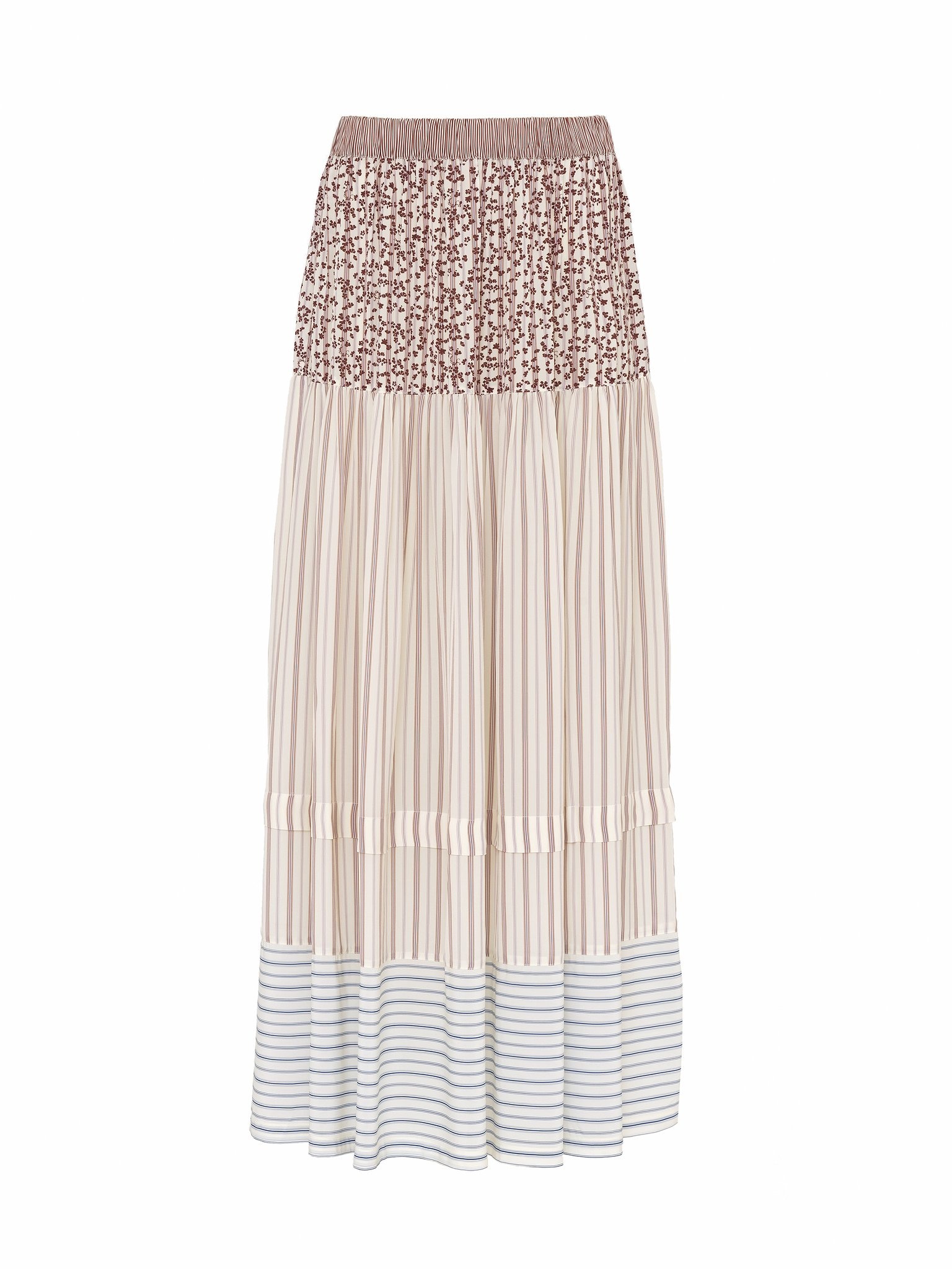 LONG TIERED SKIRT - 1