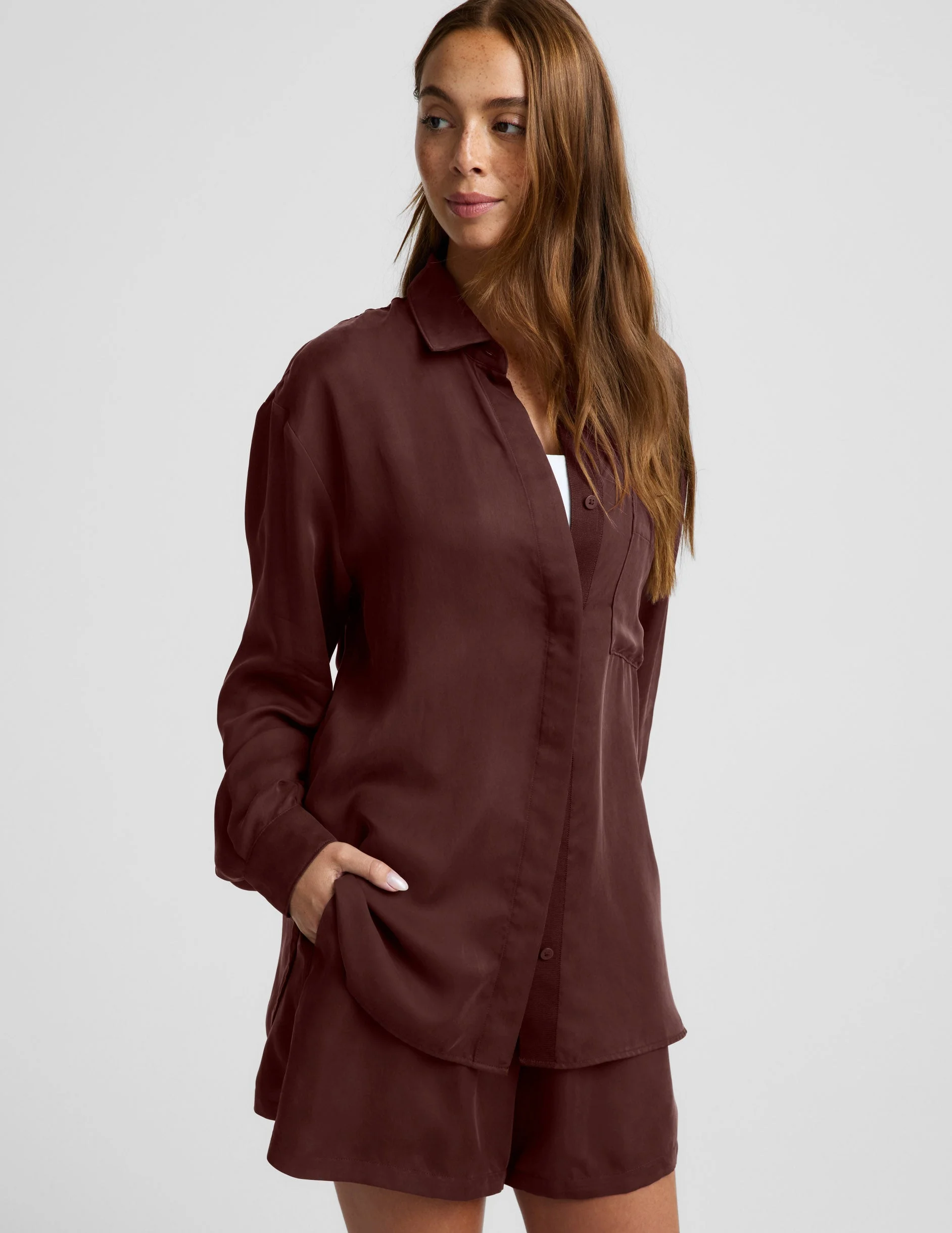 Sunkissed Cupro Button Down - 1