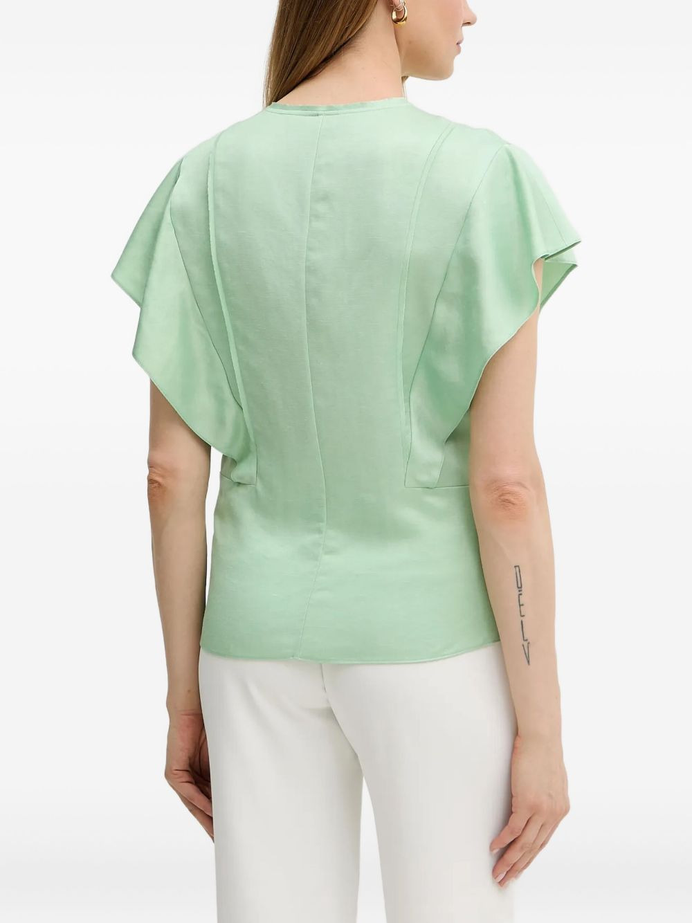 flutter-sleeve top - 3