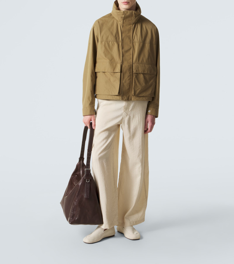 Lemaire Belted leather shoulder bag outlook