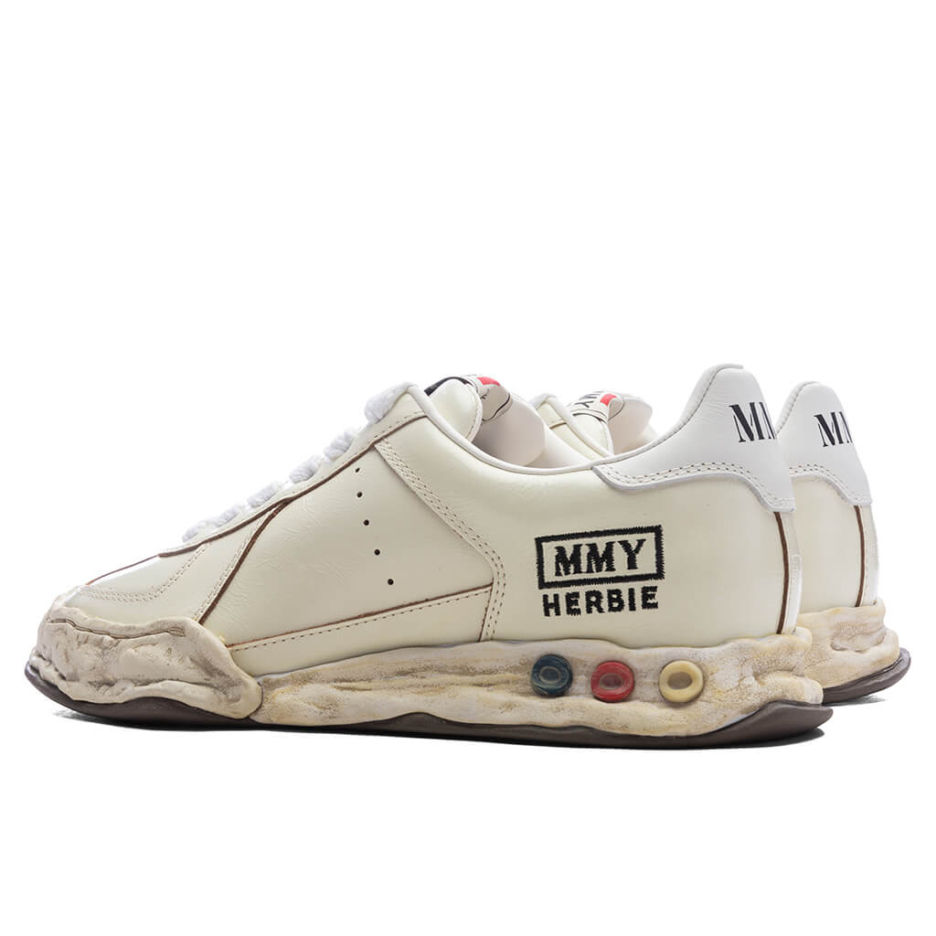 HERBIE LOW OG SOLE WRINKLED LEATHER - WHITE - 3