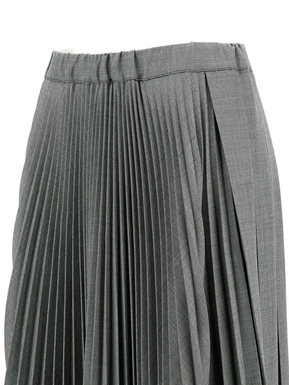 asymmetric pleated skirt - 3