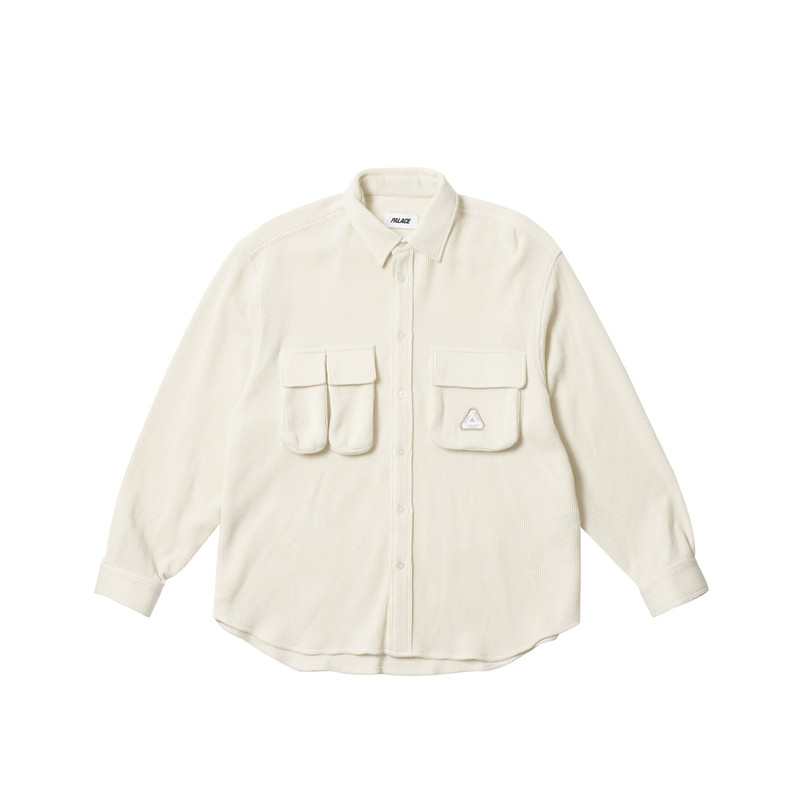 WAFFLE SHIRT OFF WHITE - 1