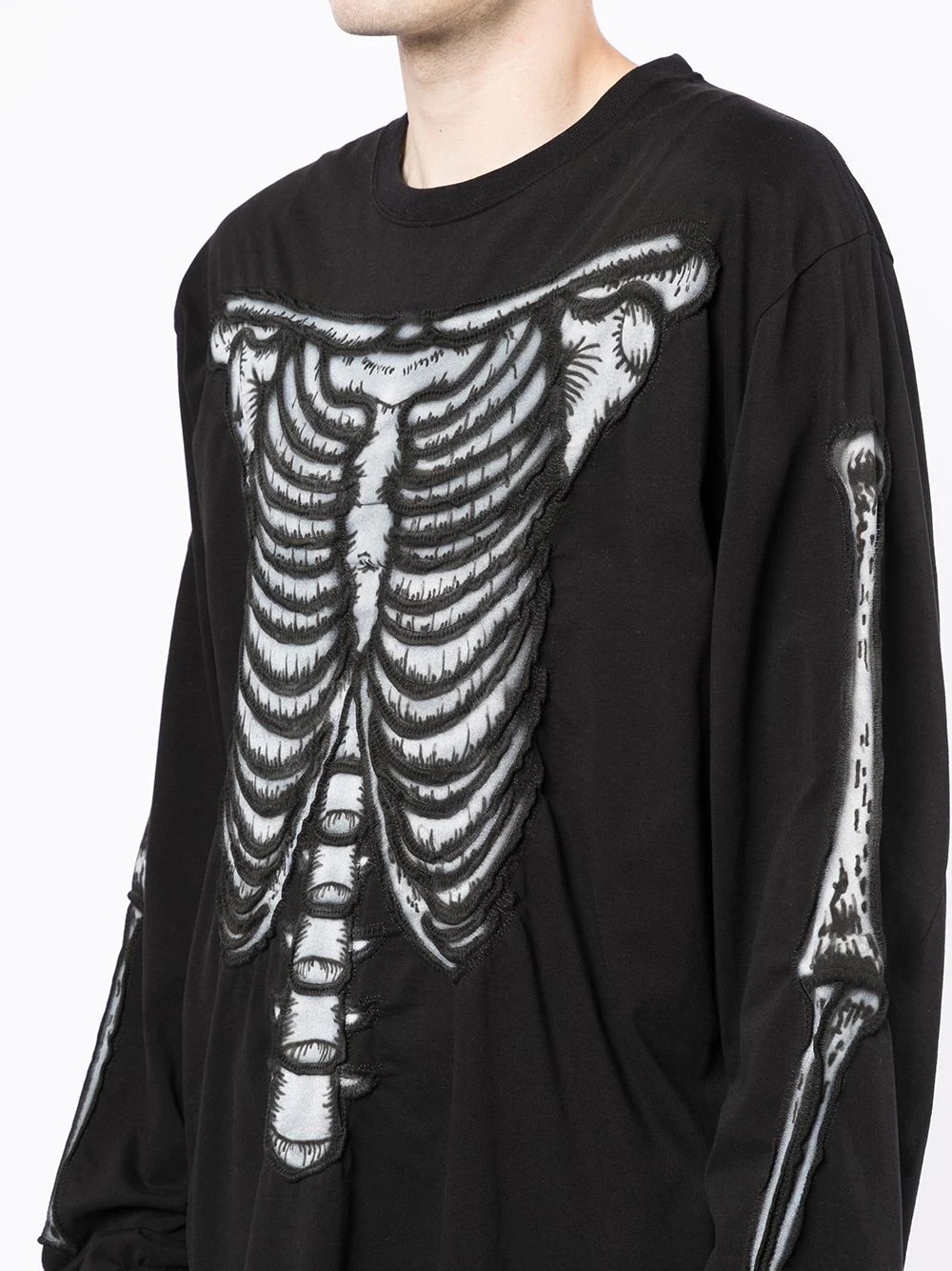 graphic-print long-sleeve top - 5