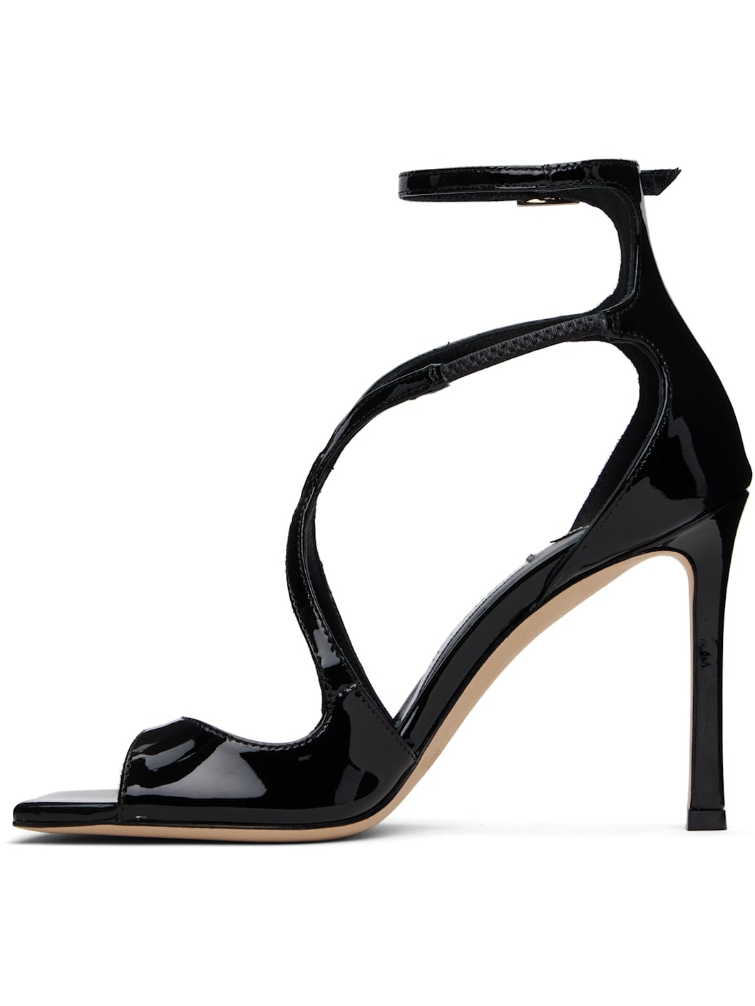 Black Azia 95 Heeled Sandals - 3