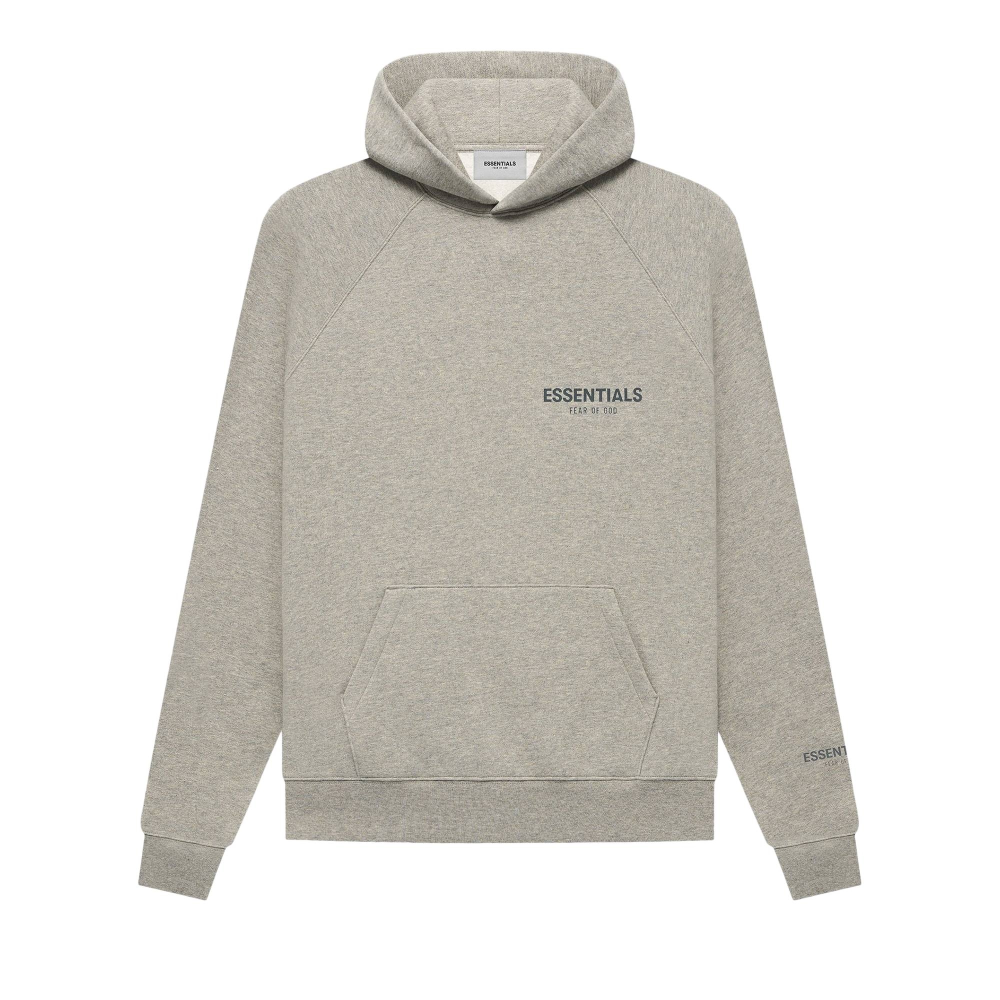 Fear of God Essentials Hoodie 'Dark Heather Oatmeal' - 1