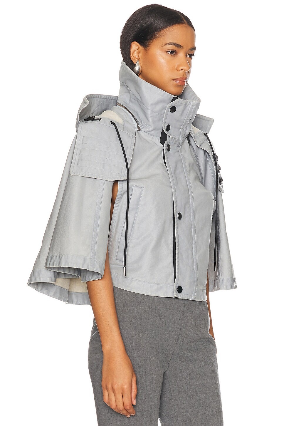 Button Up Cape - 2