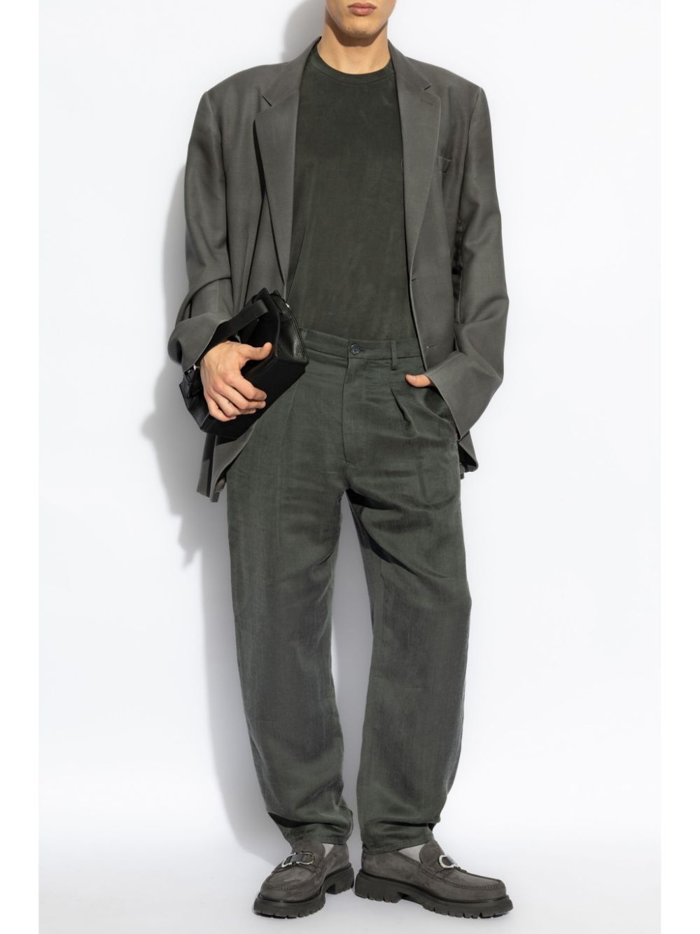 pleat-detail trousers - 2