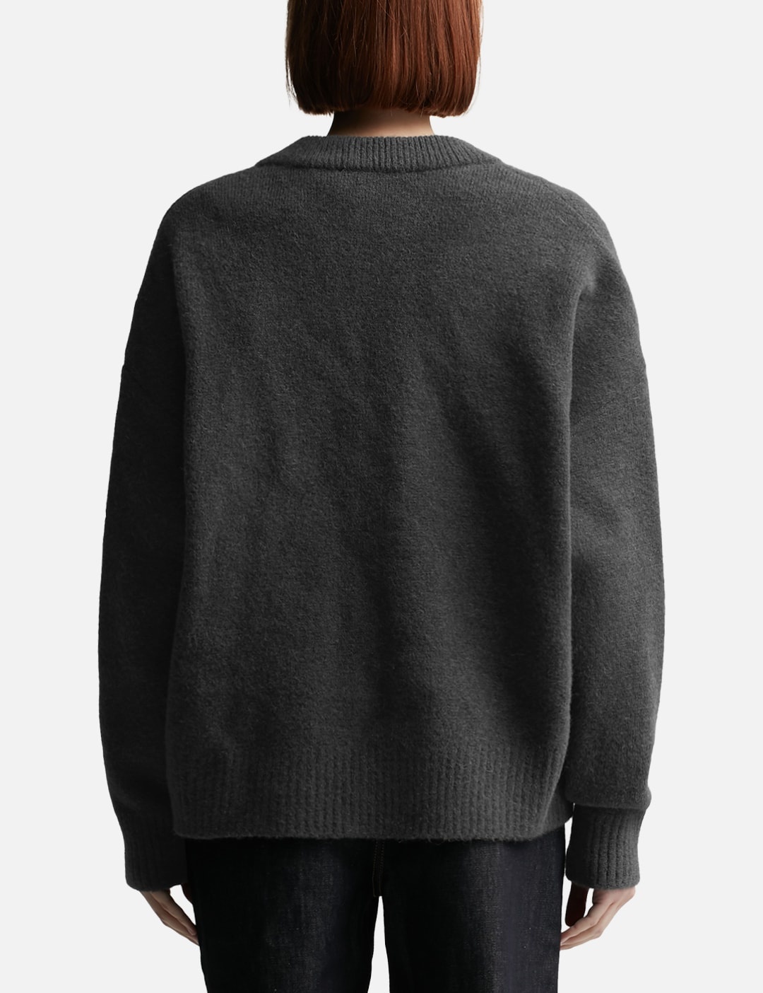 AMI Paris OFF-WHITE AMI DE COEUR CARDIGAN | hbx | REVERSIBLE