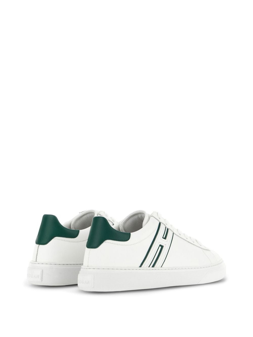H365 leather low-top sneakers - 3